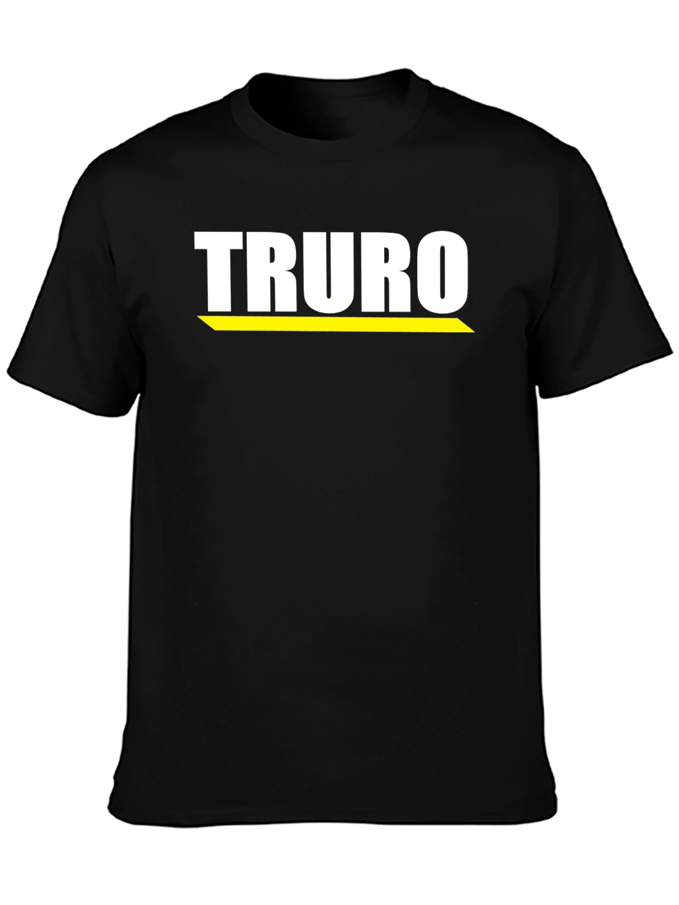 TRURO Black T-Shirt: Stylish Graphic Tee