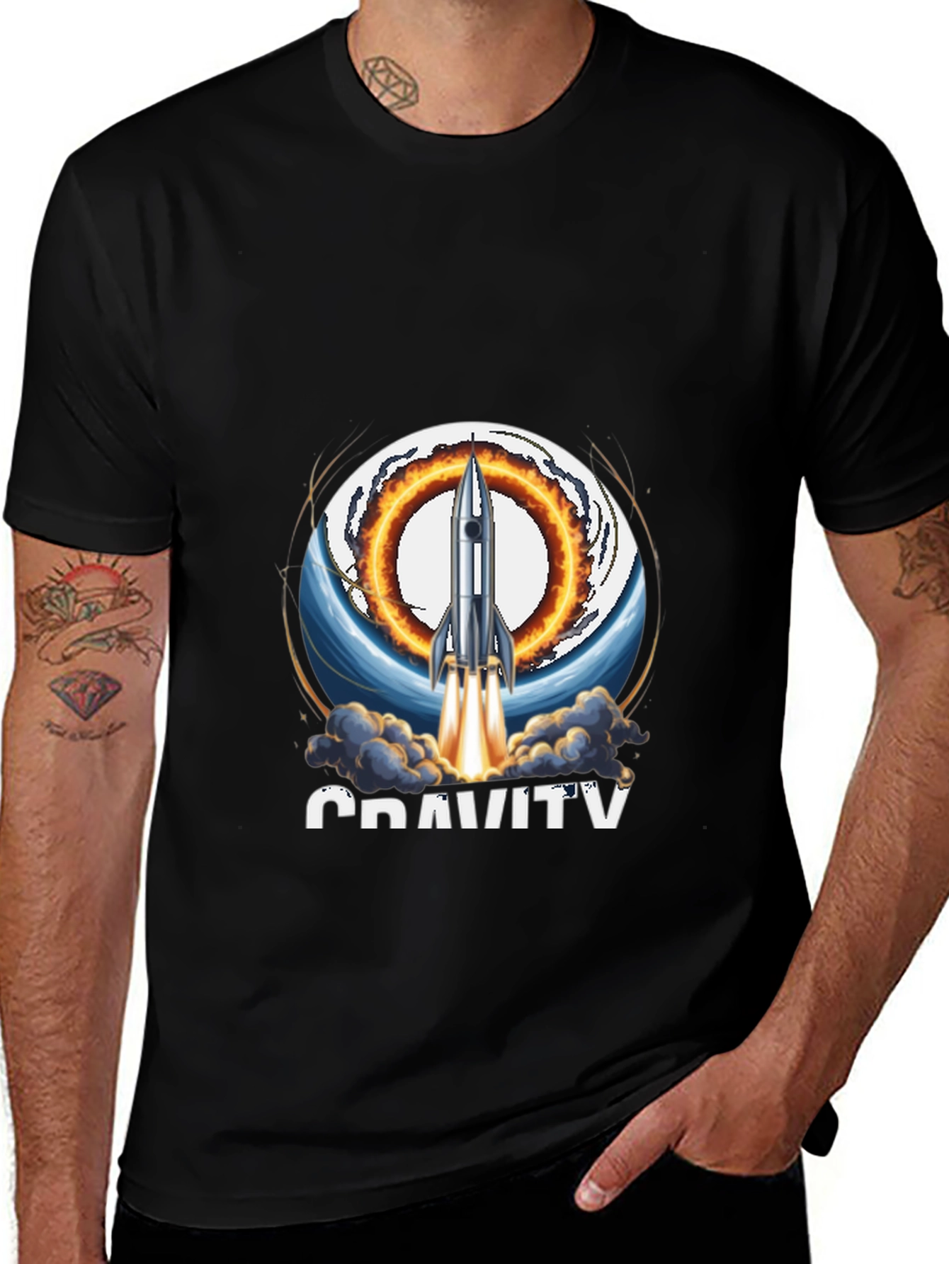 Gravity Rocket Launch T-Shirt