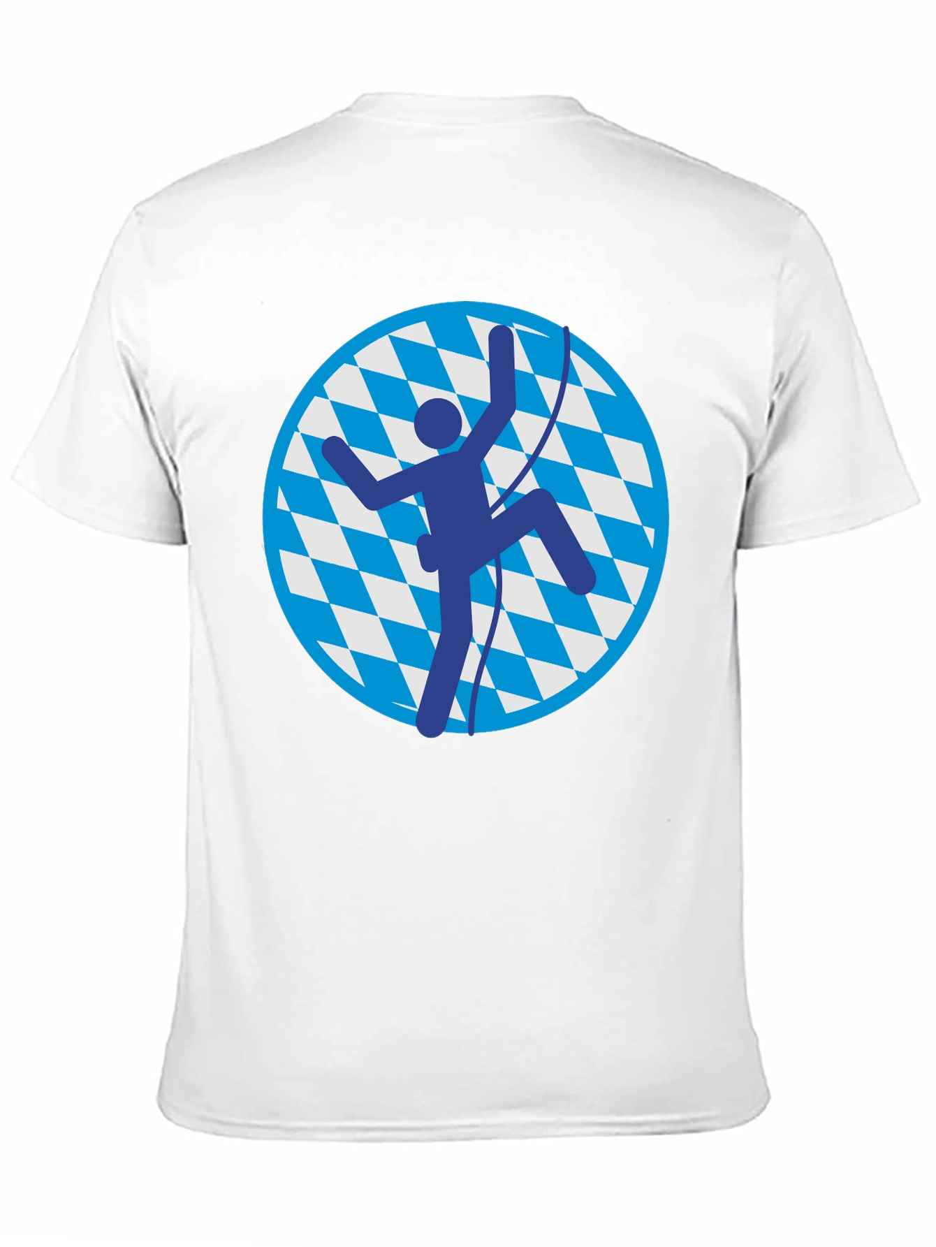 Climbing Bavarian T-Shirt - Black Cotton Tee