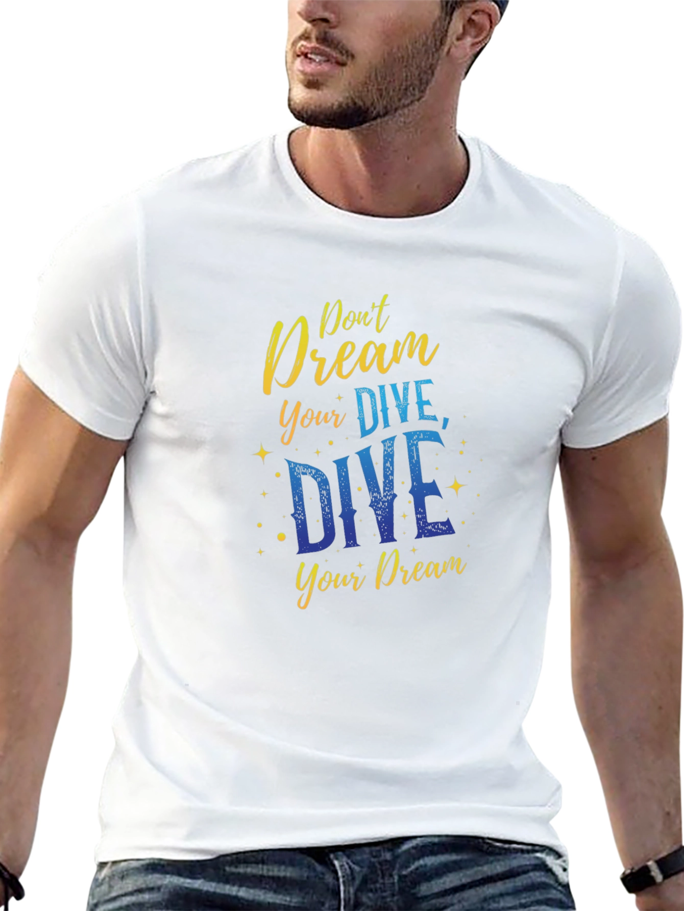 Dive Your Dream Black T-Shirt