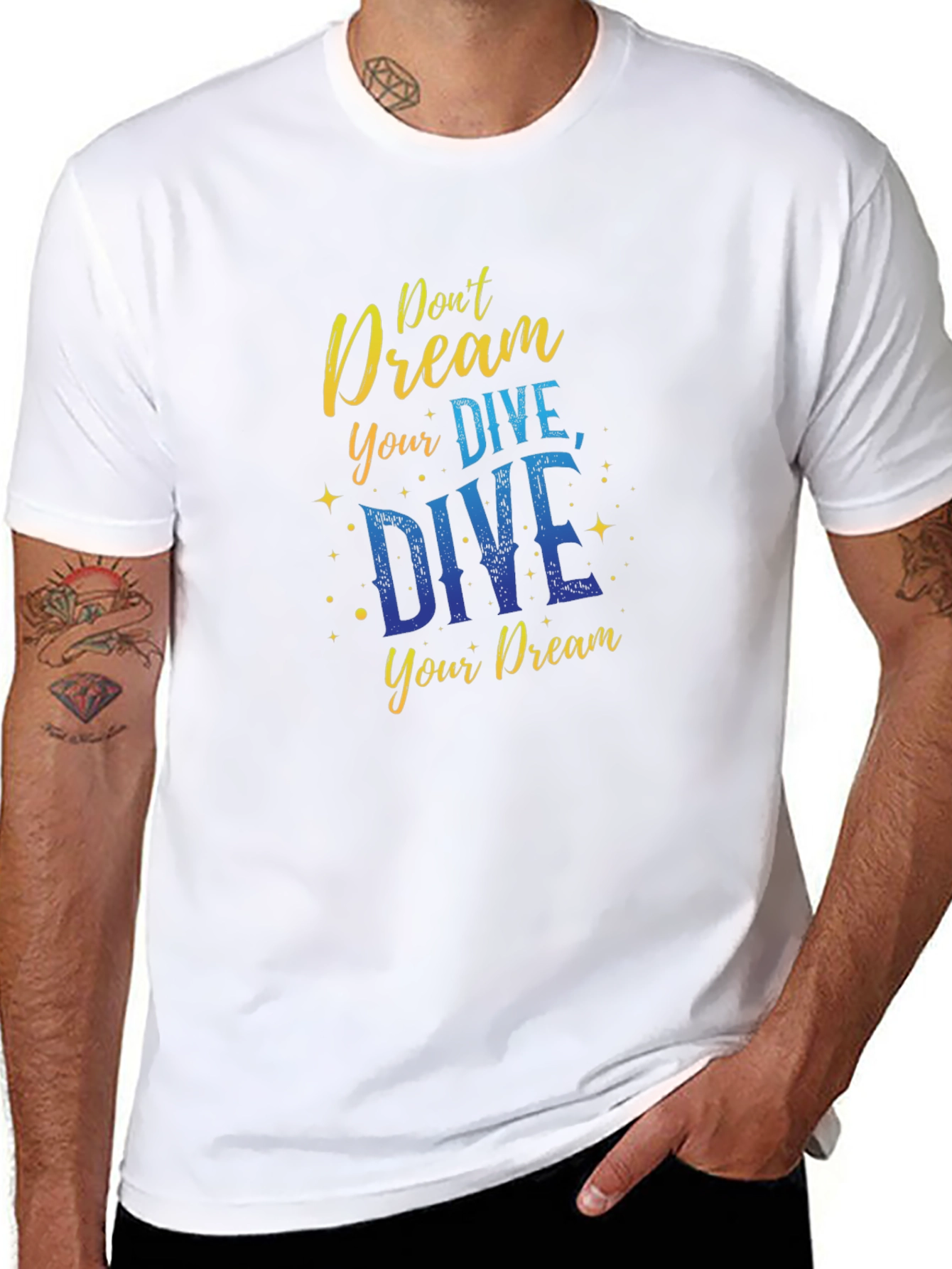 Dive Your Dream Black T-Shirt