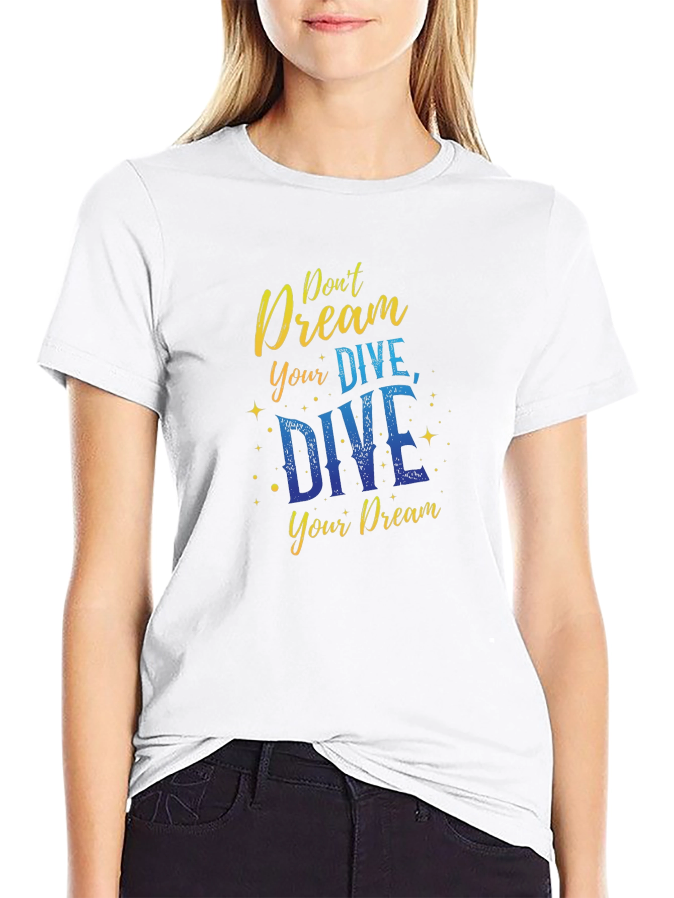Dive Your Dream Black T-Shirt