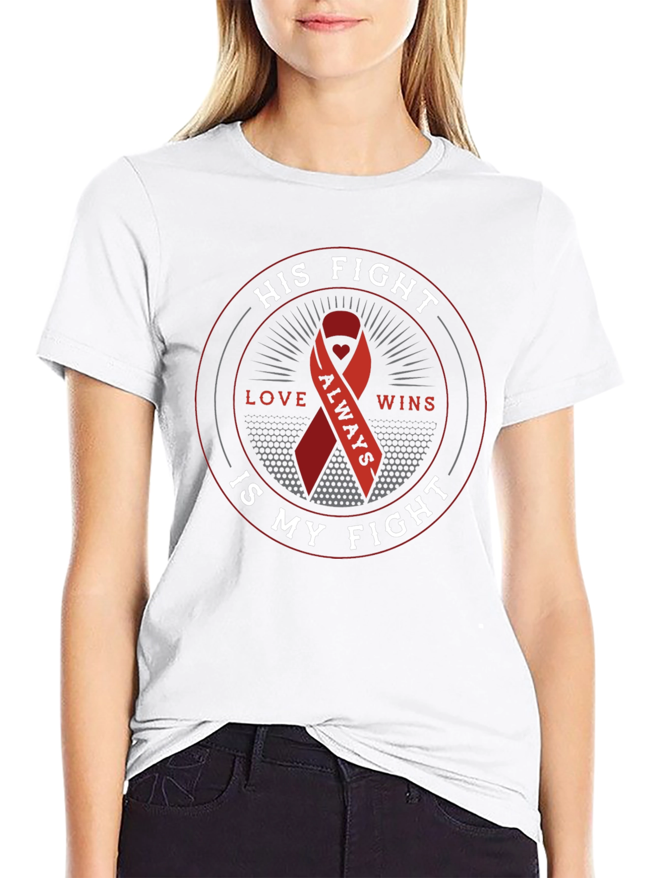 His Fight Is My Fight Awareness T-Shirt