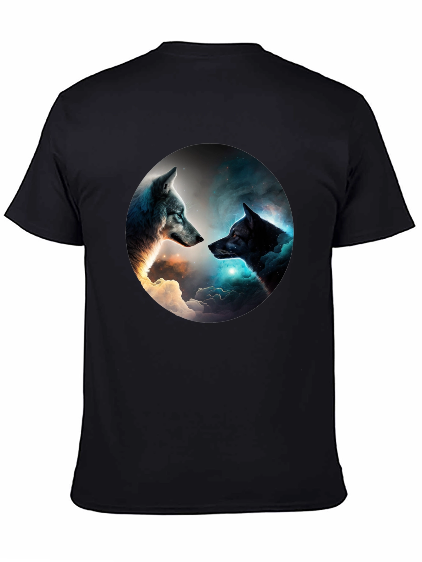 Wolf Spirit Black T-Shirt