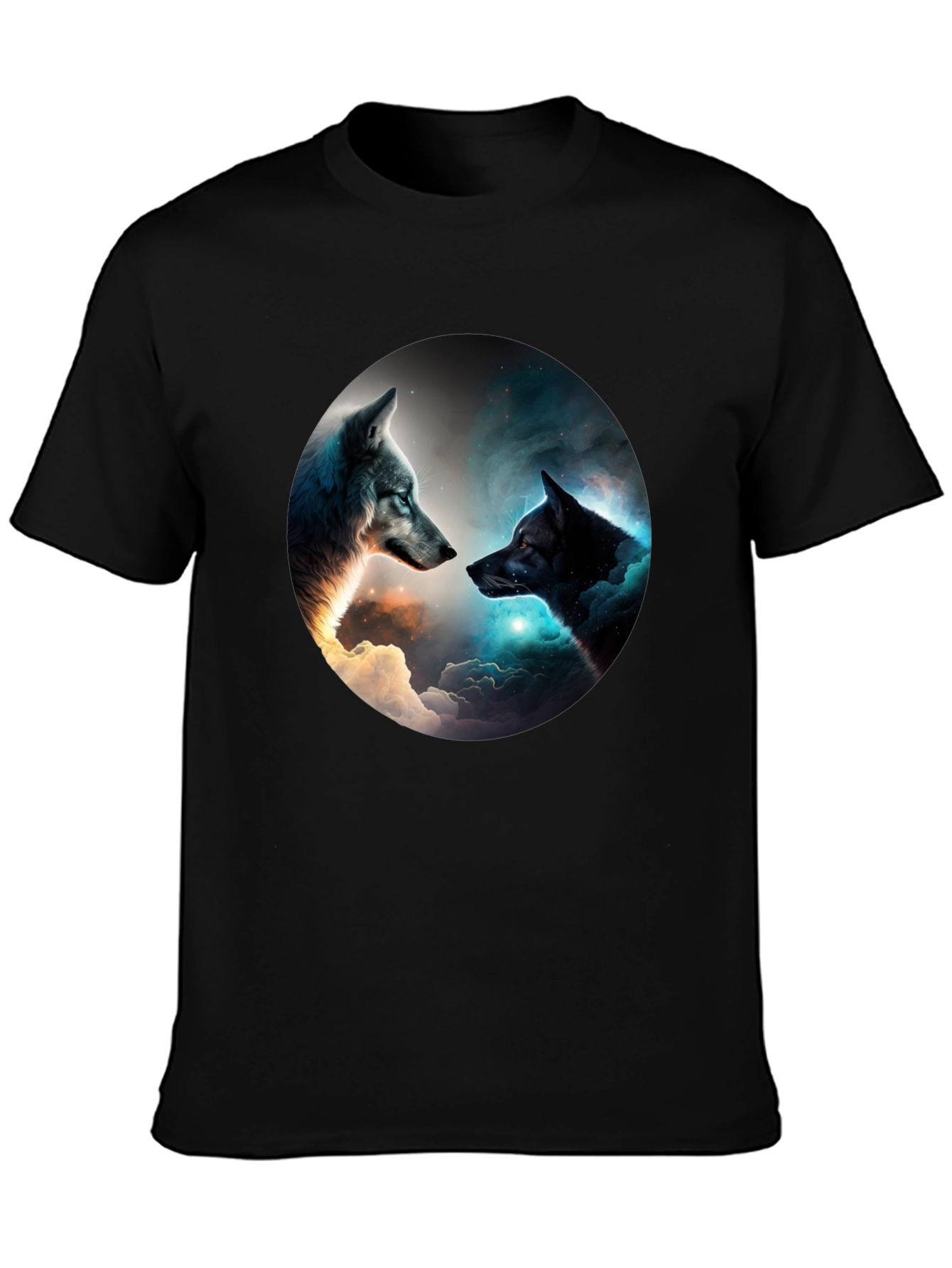 Wolf Spirit Black T-Shirt