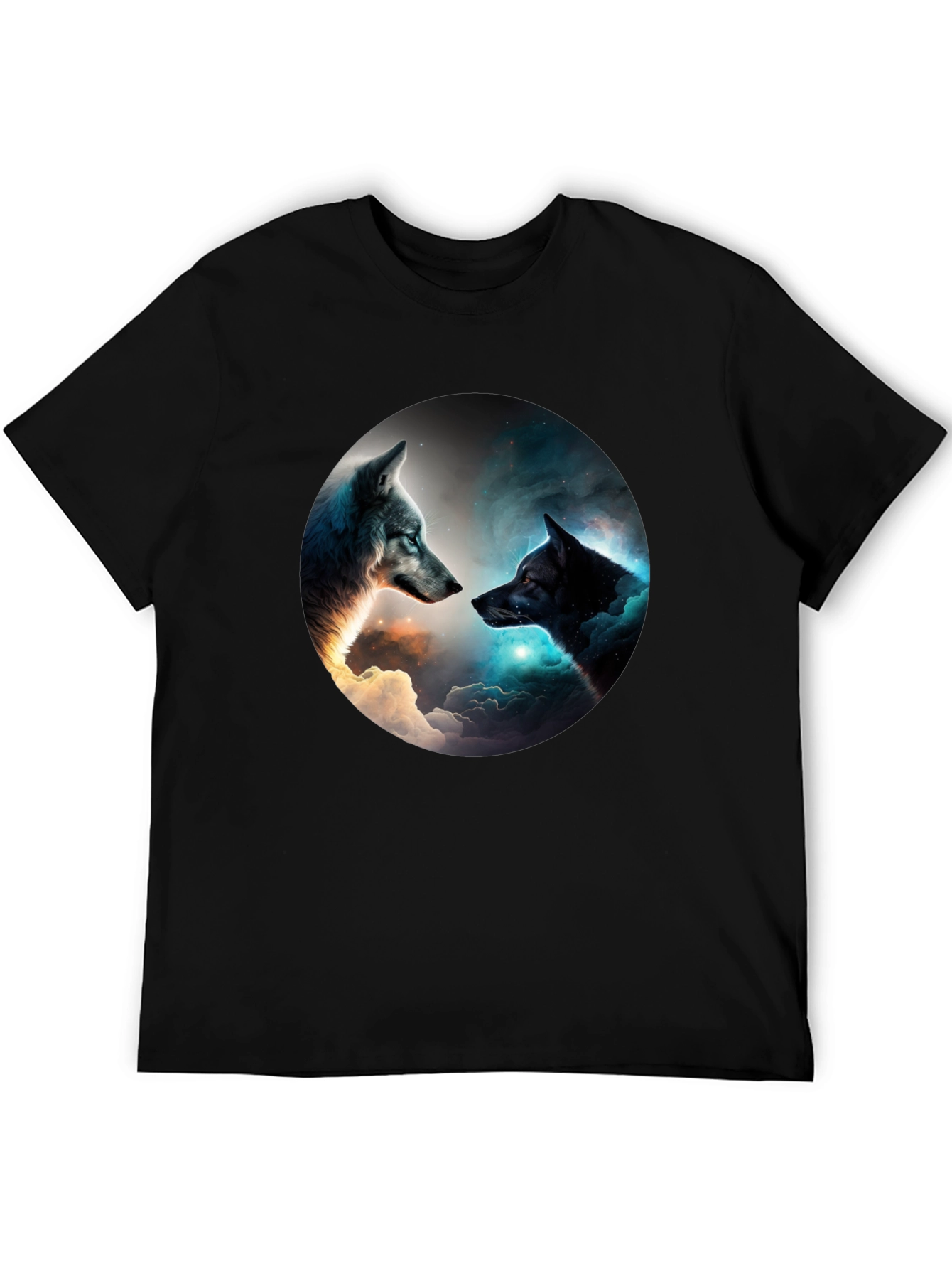 Wolf Spirit Black T-Shirt