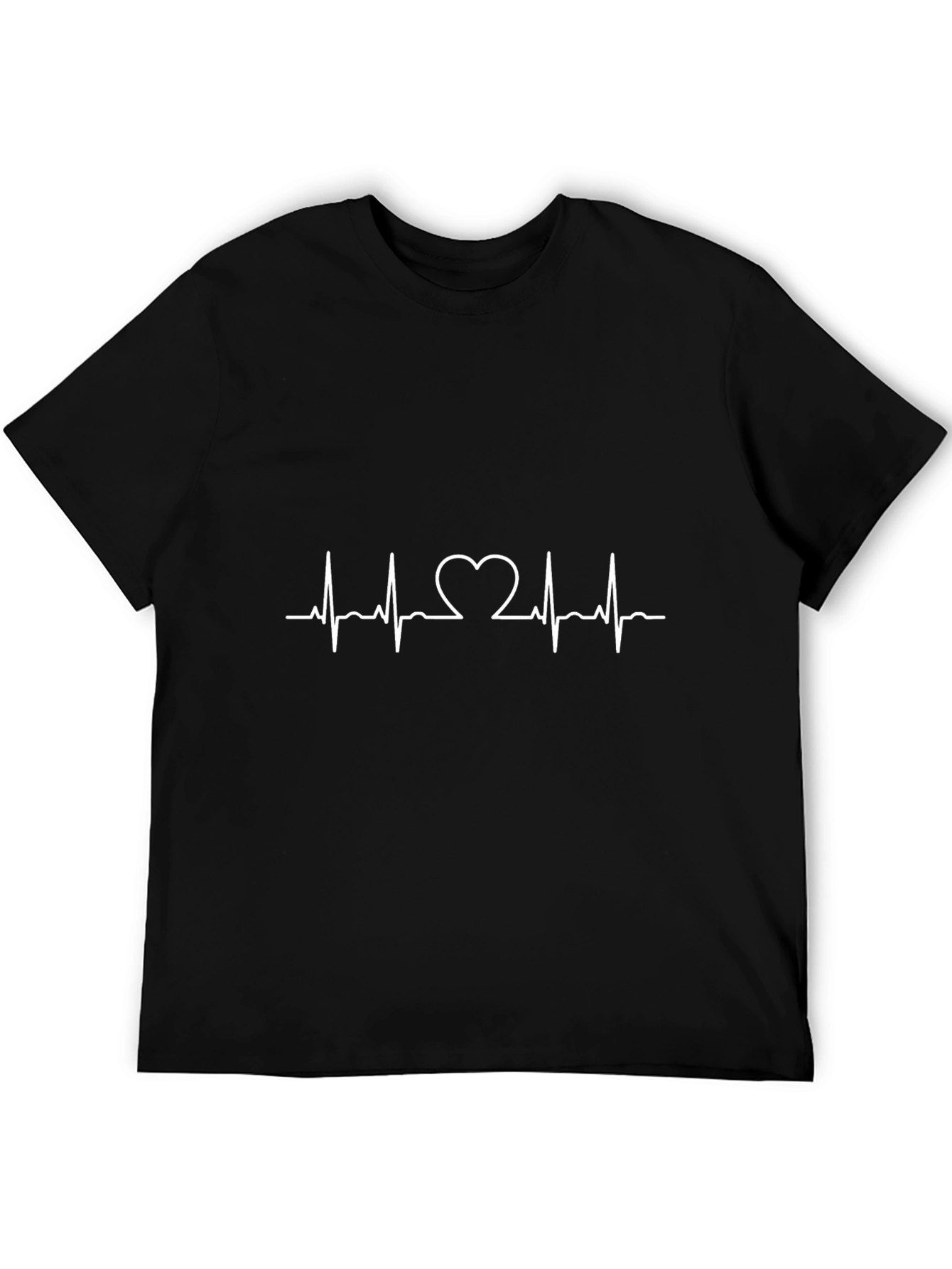 Heartbeat Heart Love T-Shirt - Trendy Graphic Tee