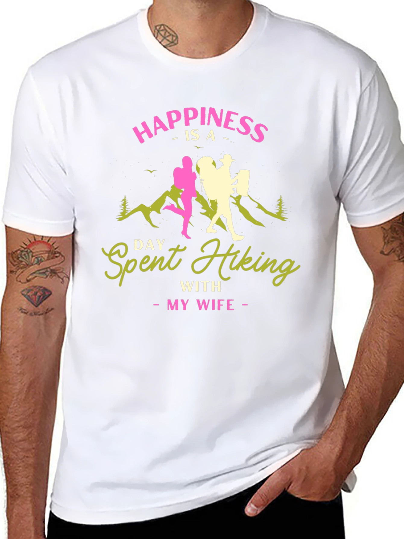Hiking with My Wife T-Shirt - Adventure Apparel