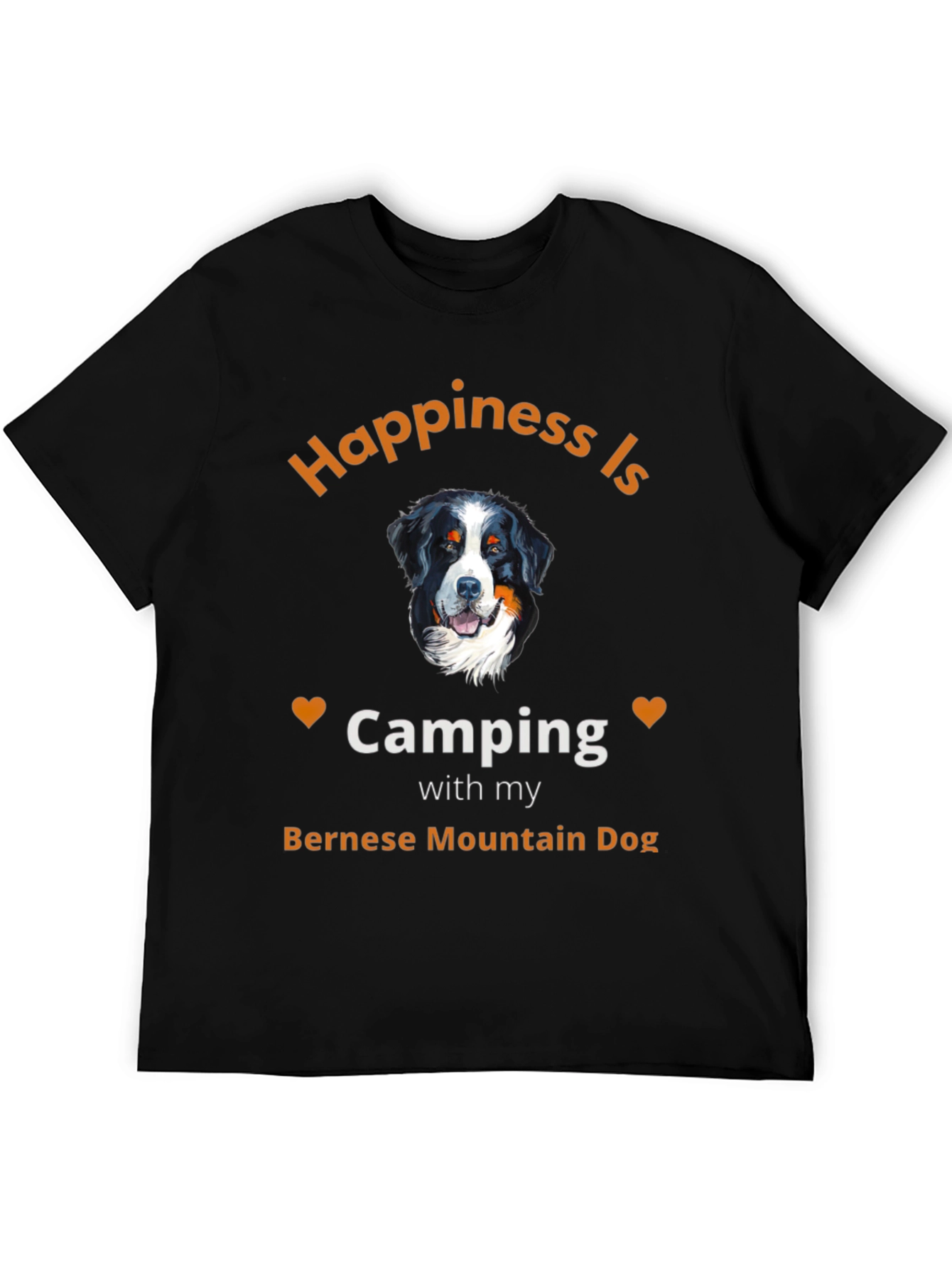 Bernese Mountain Dog Camping T-Shirt