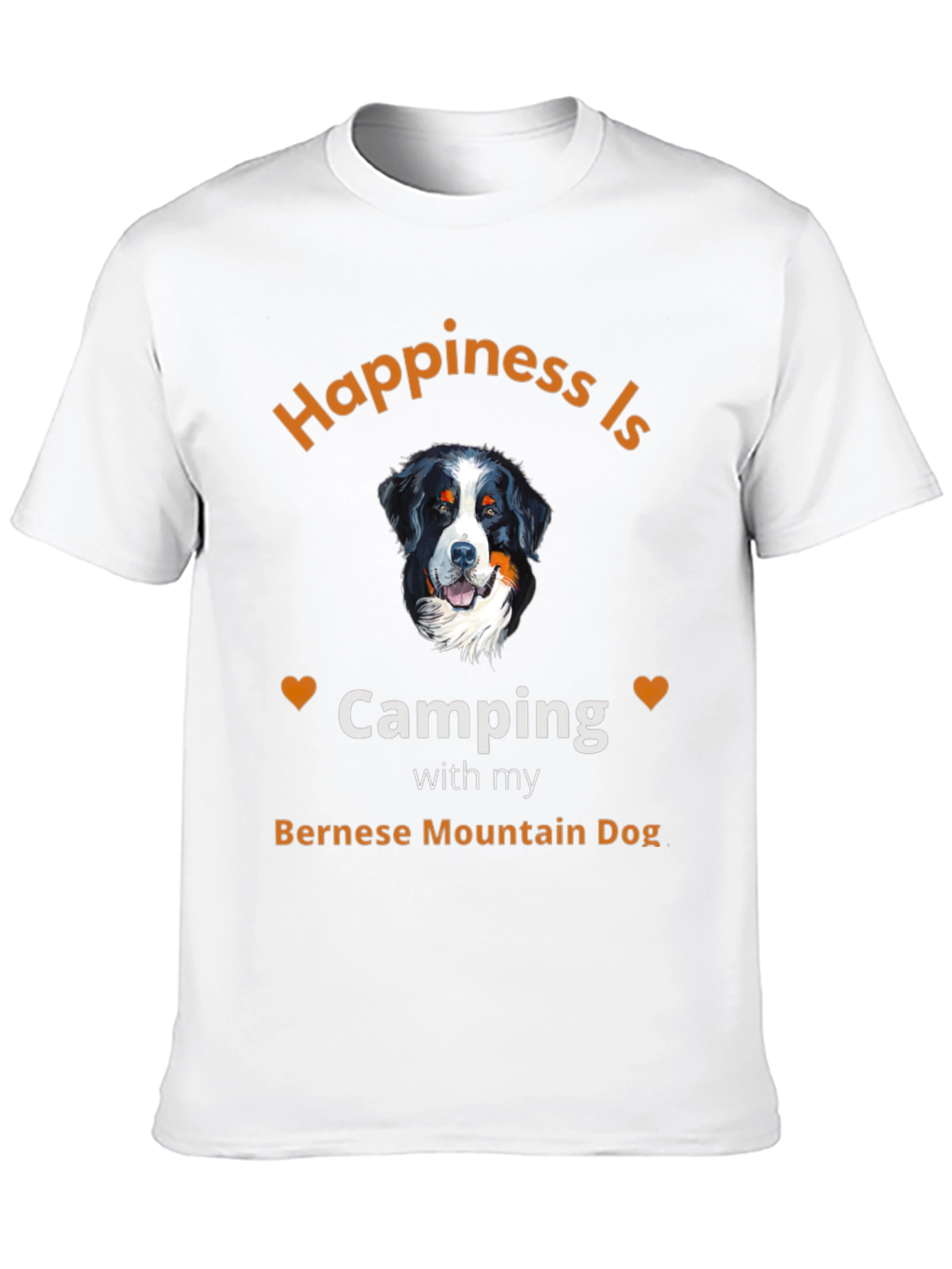 Bernese Mountain Dog Camping T-Shirt