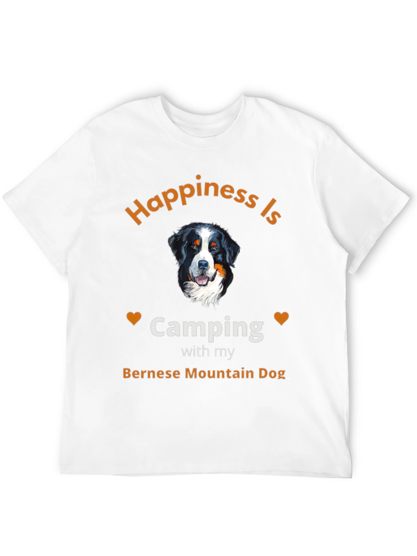 Bernese Mountain Dog Camping T-Shirt