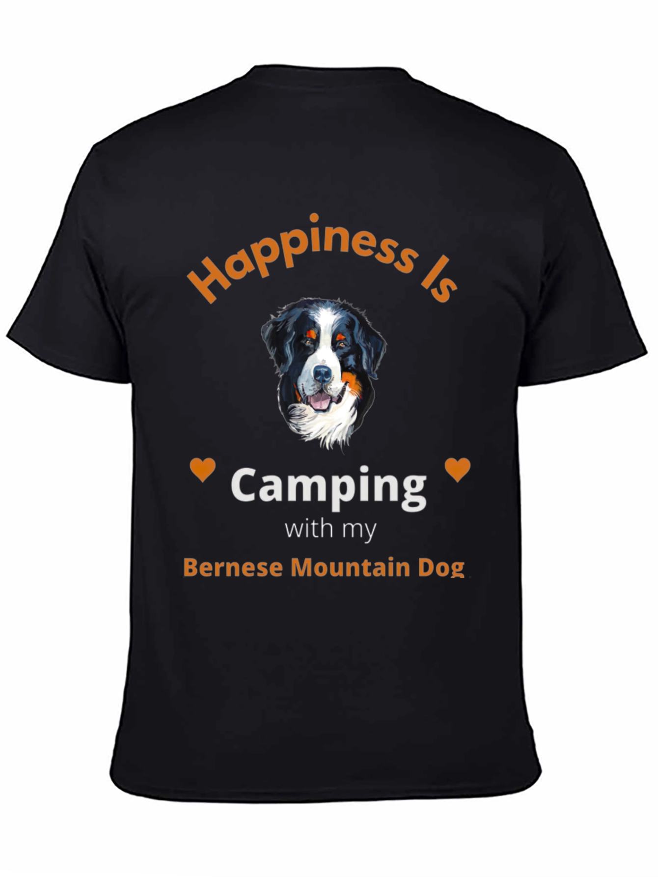 Bernese Mountain Dog Camping T-Shirt
