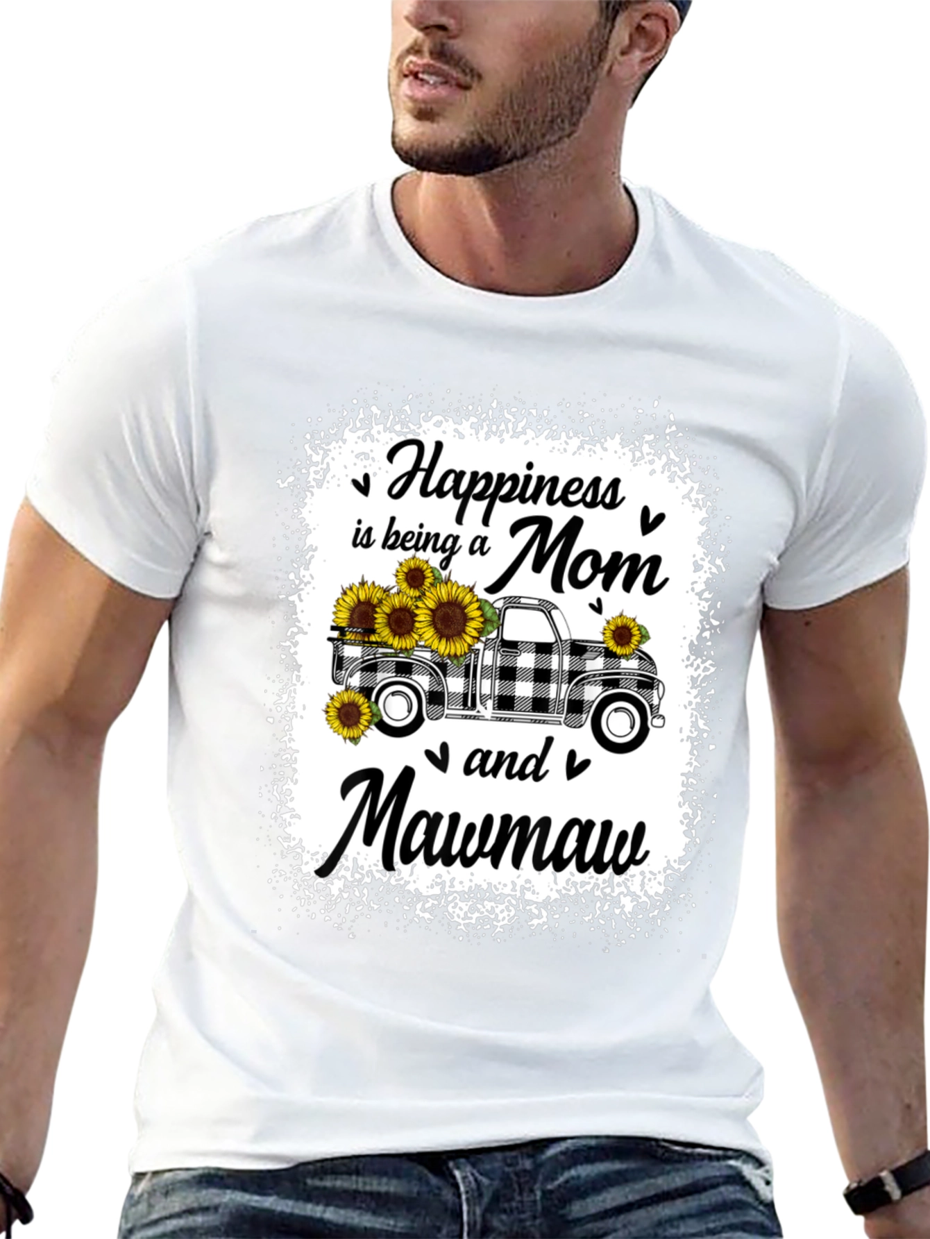 Mom & Mawmaw Sunflower Truck Graphic Tee