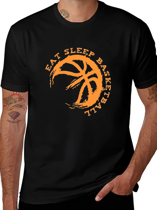 Eat Sleep Basketball Graphic Tee