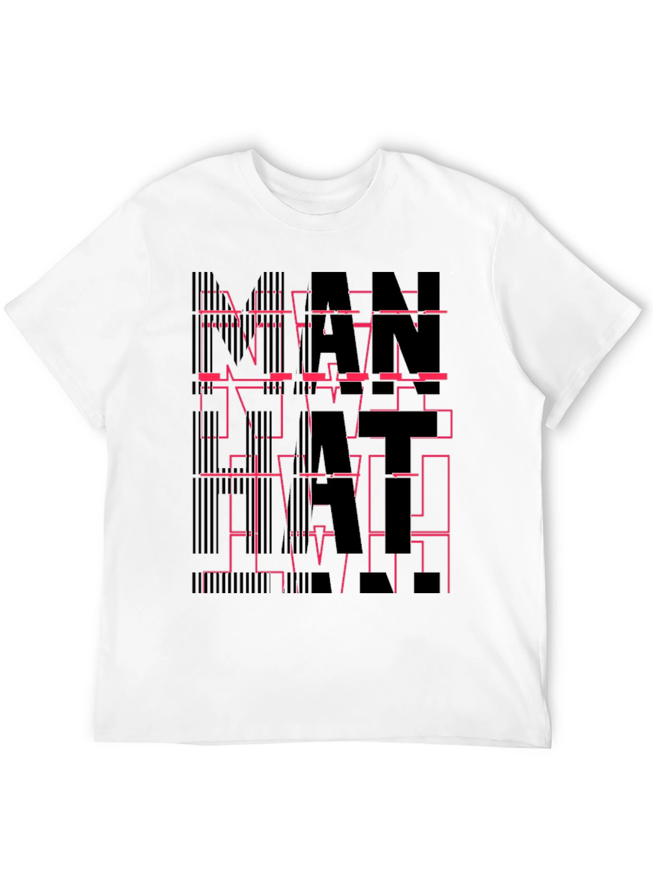 Abstract Graphic Tee - Modern Black T-Shirt