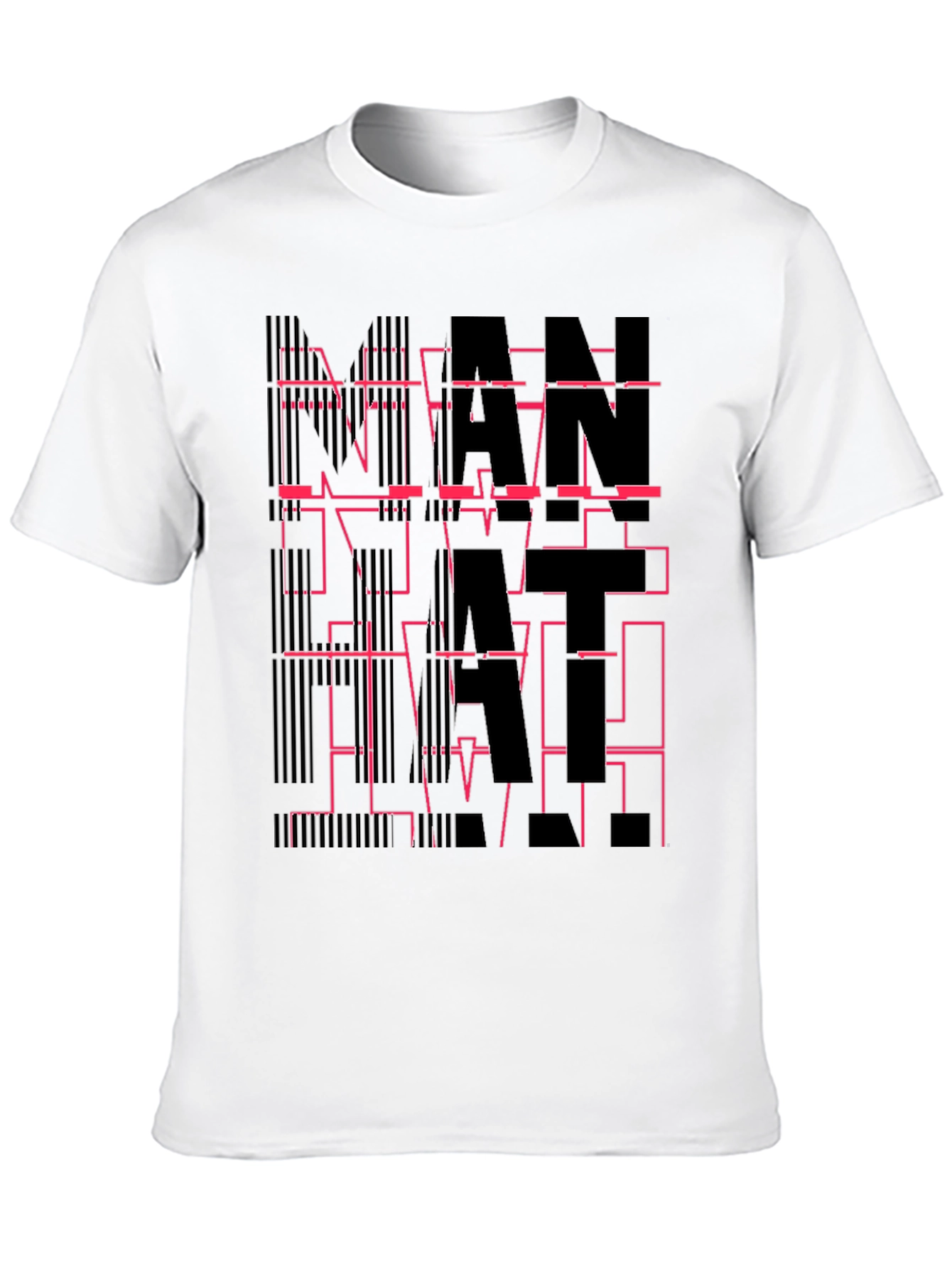 Abstract Graphic Tee - Modern Black T-Shirt