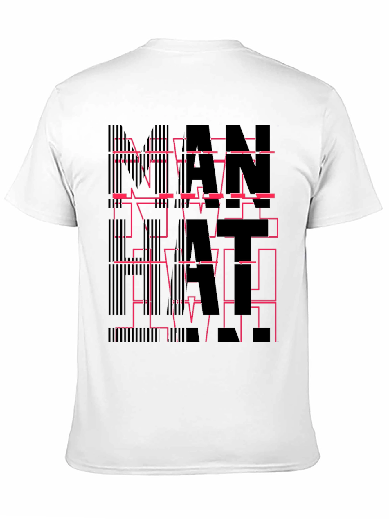 Abstract Graphic Tee - Modern Black T-Shirt