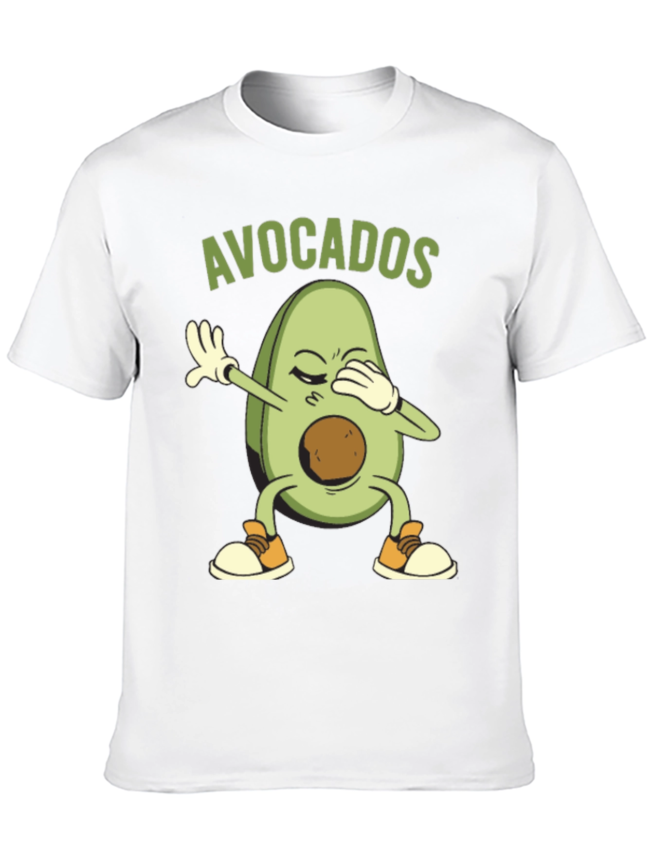 Avocado Dabbing Graphic Tee - Novelty T-Shirt