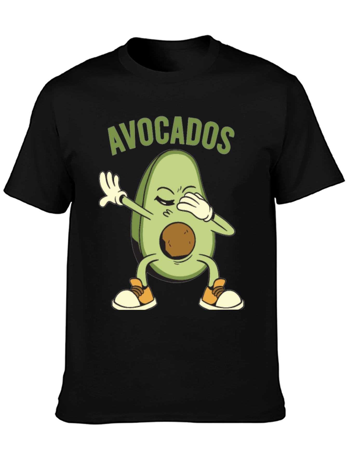 Avocado Dabbing Graphic Tee - Novelty T-Shirt