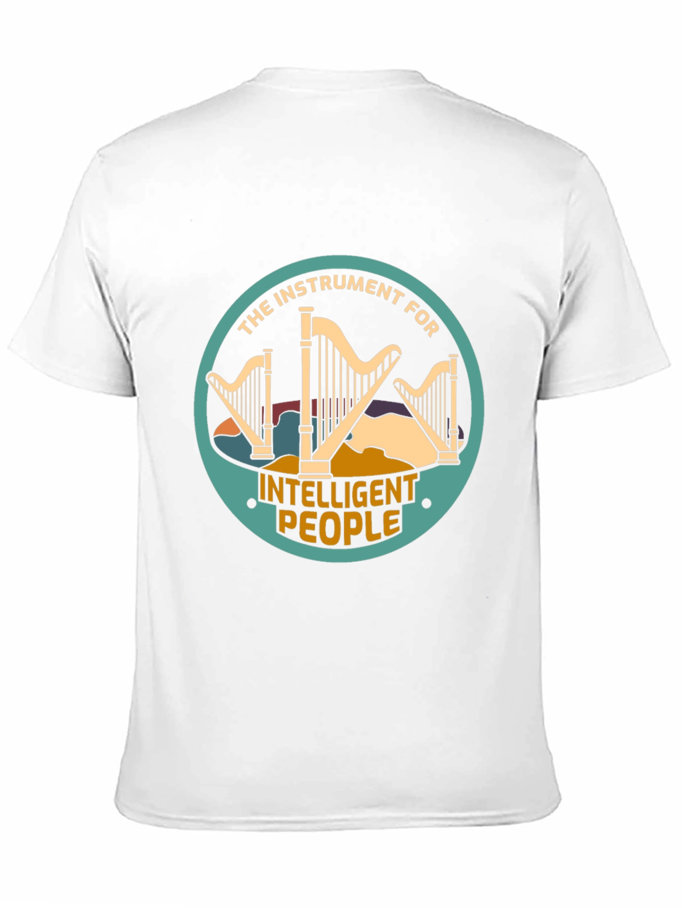 Intelligent People Harp Instrument Graphic Tee