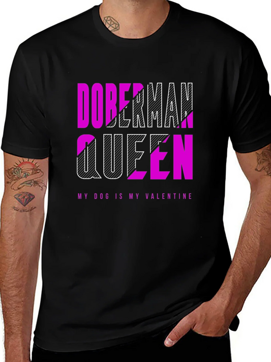Doberman Queen Valentines Day T-Shirt