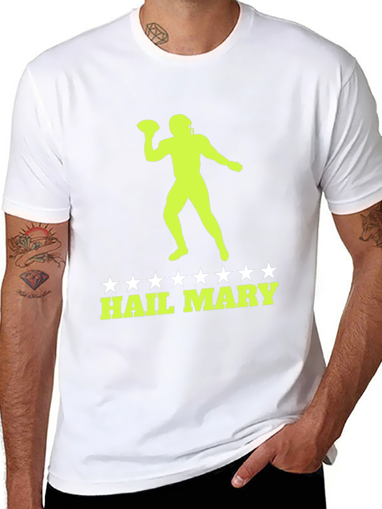 Hail Mary Football T-Shirt - Graphic Tee