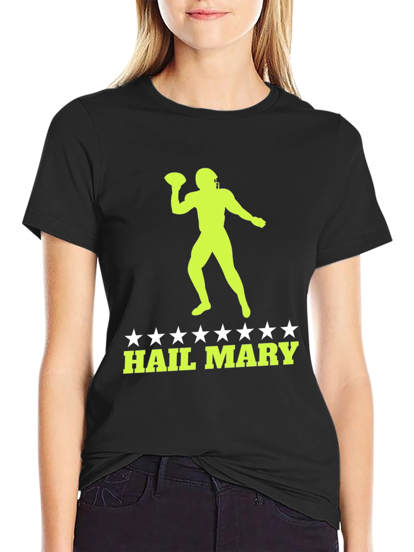 Hail Mary Football T-Shirt - Graphic Tee