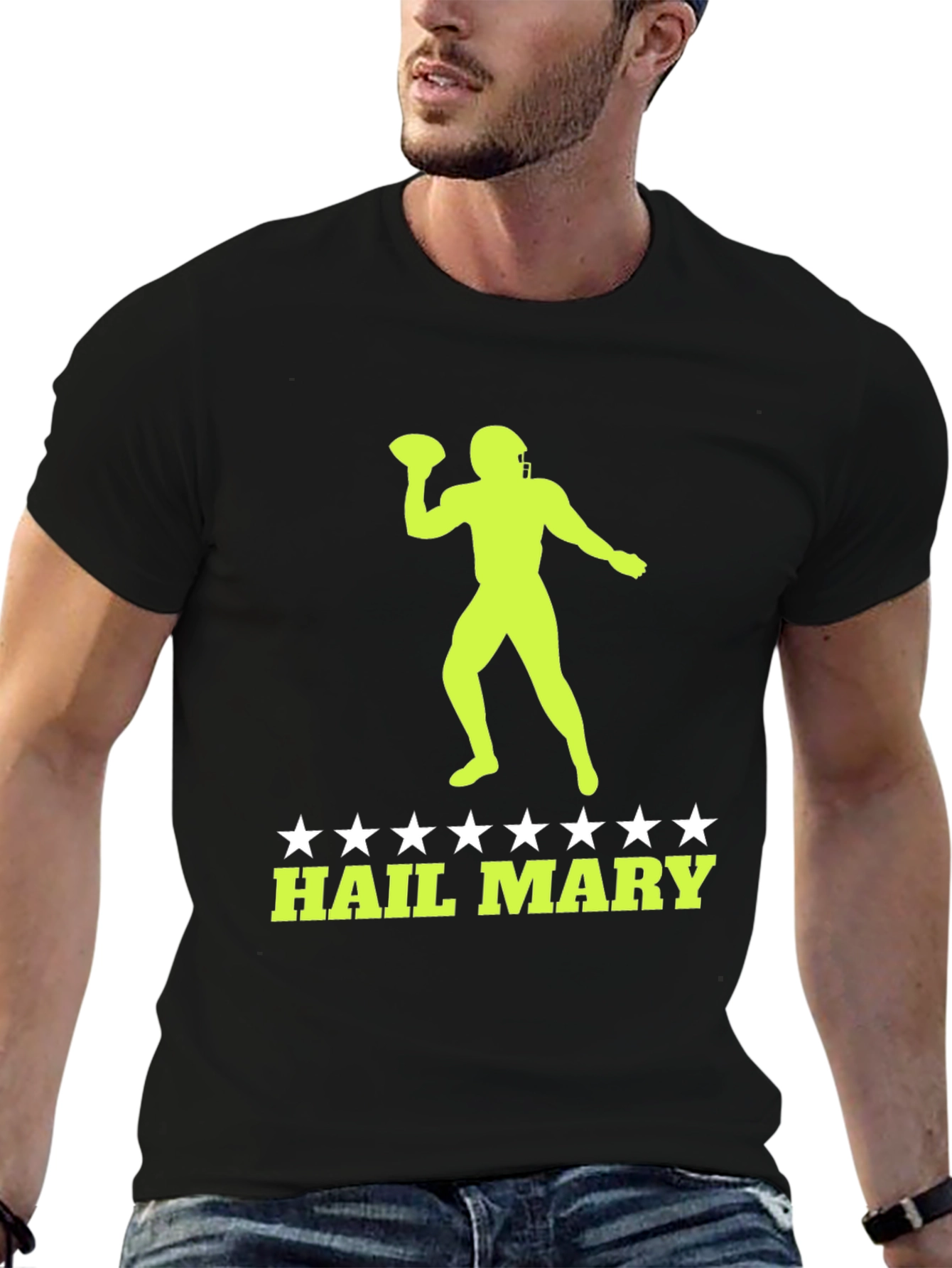 Hail Mary Football T-Shirt - Graphic Tee