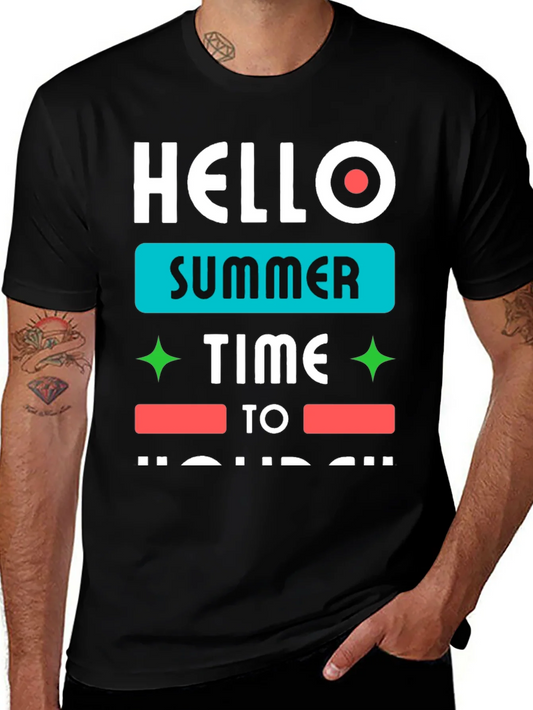 Hello Summer Time To Holiday T-Shirt