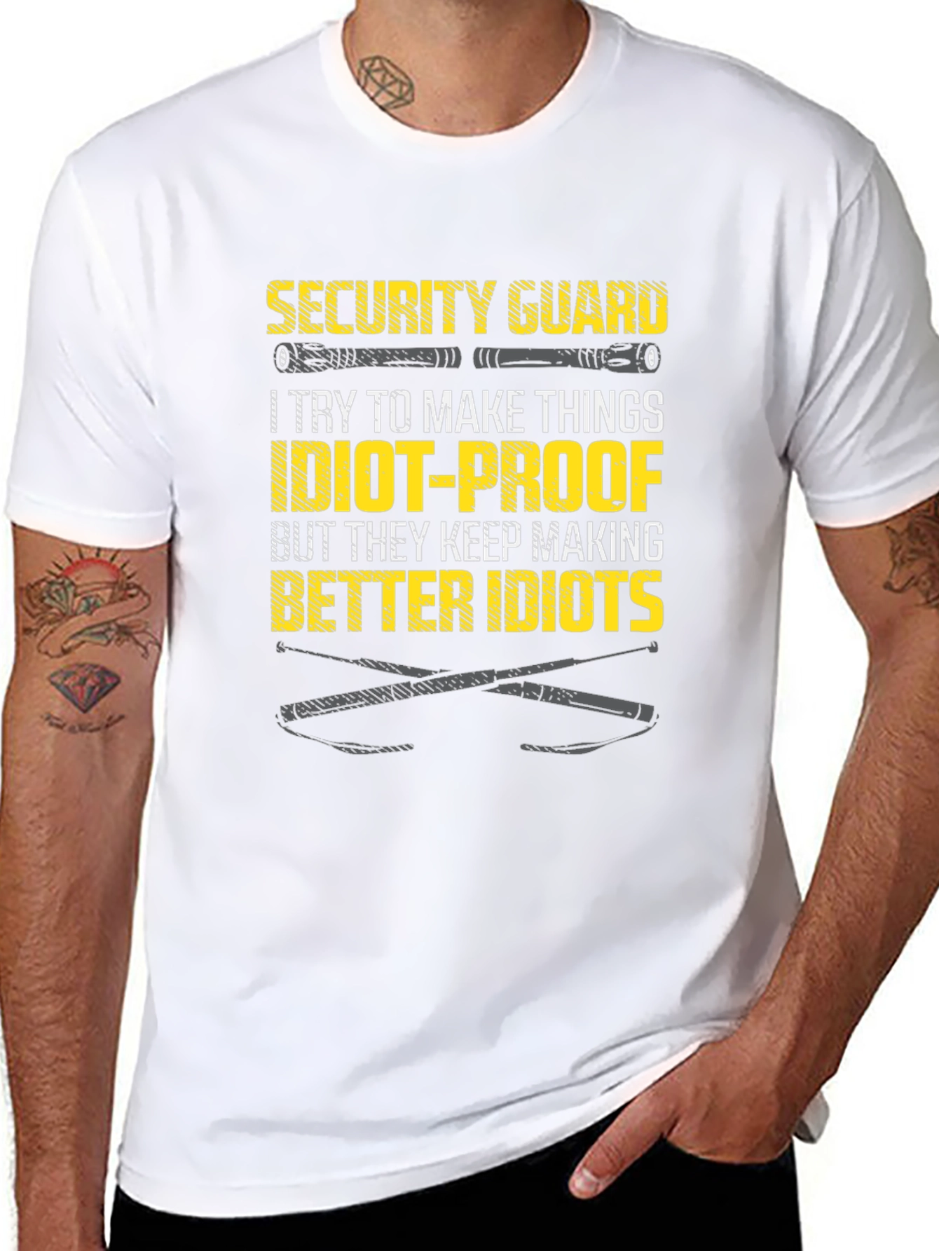 Security Guard Idiot-Proof T-Shirt