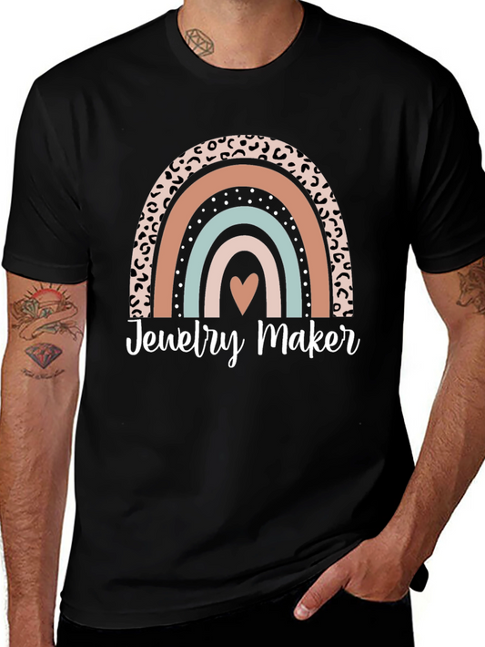 Jewelry Maker Rainbow Graphic Tee