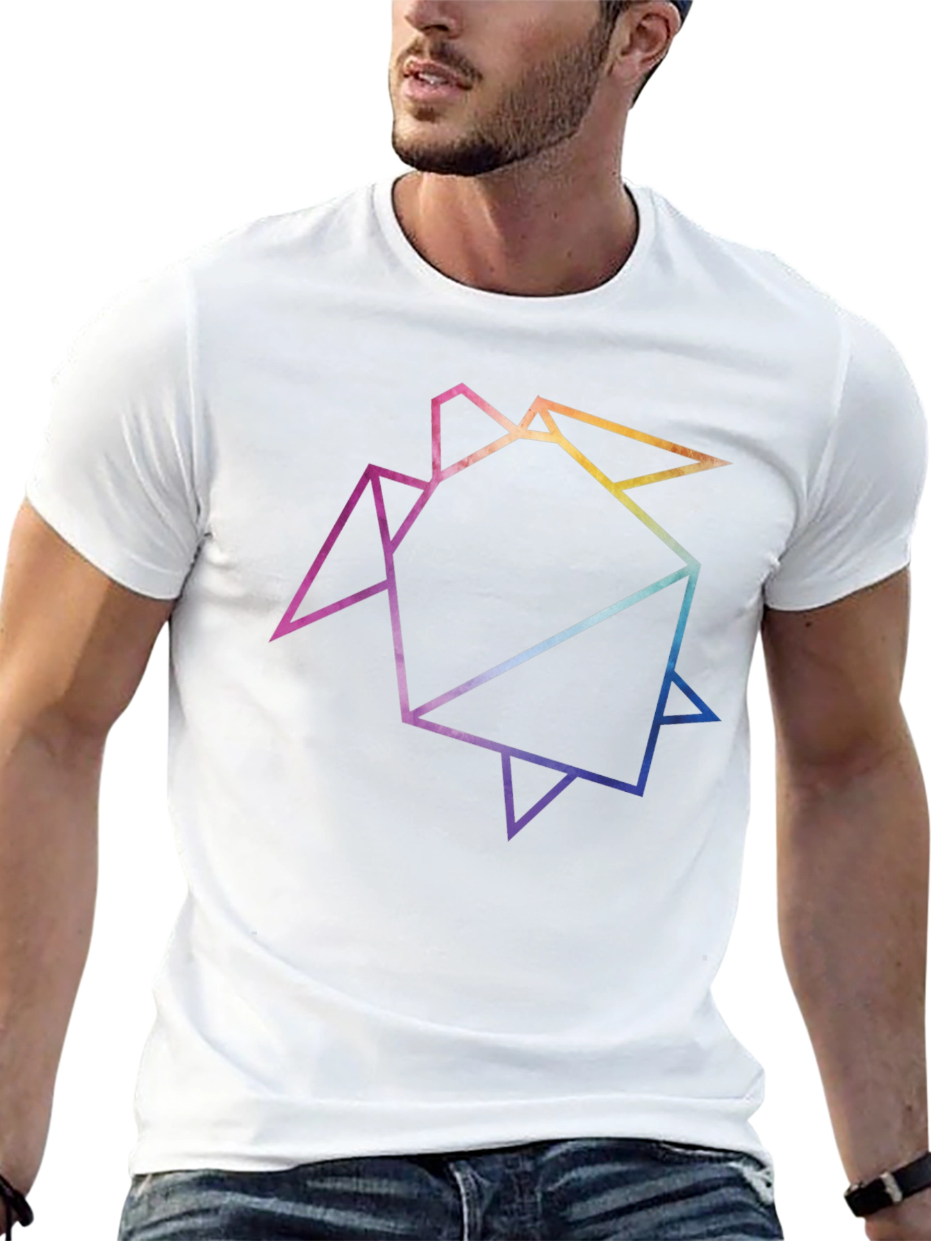 Geometric Turtle Graphic Tee - Stylish & Unique!