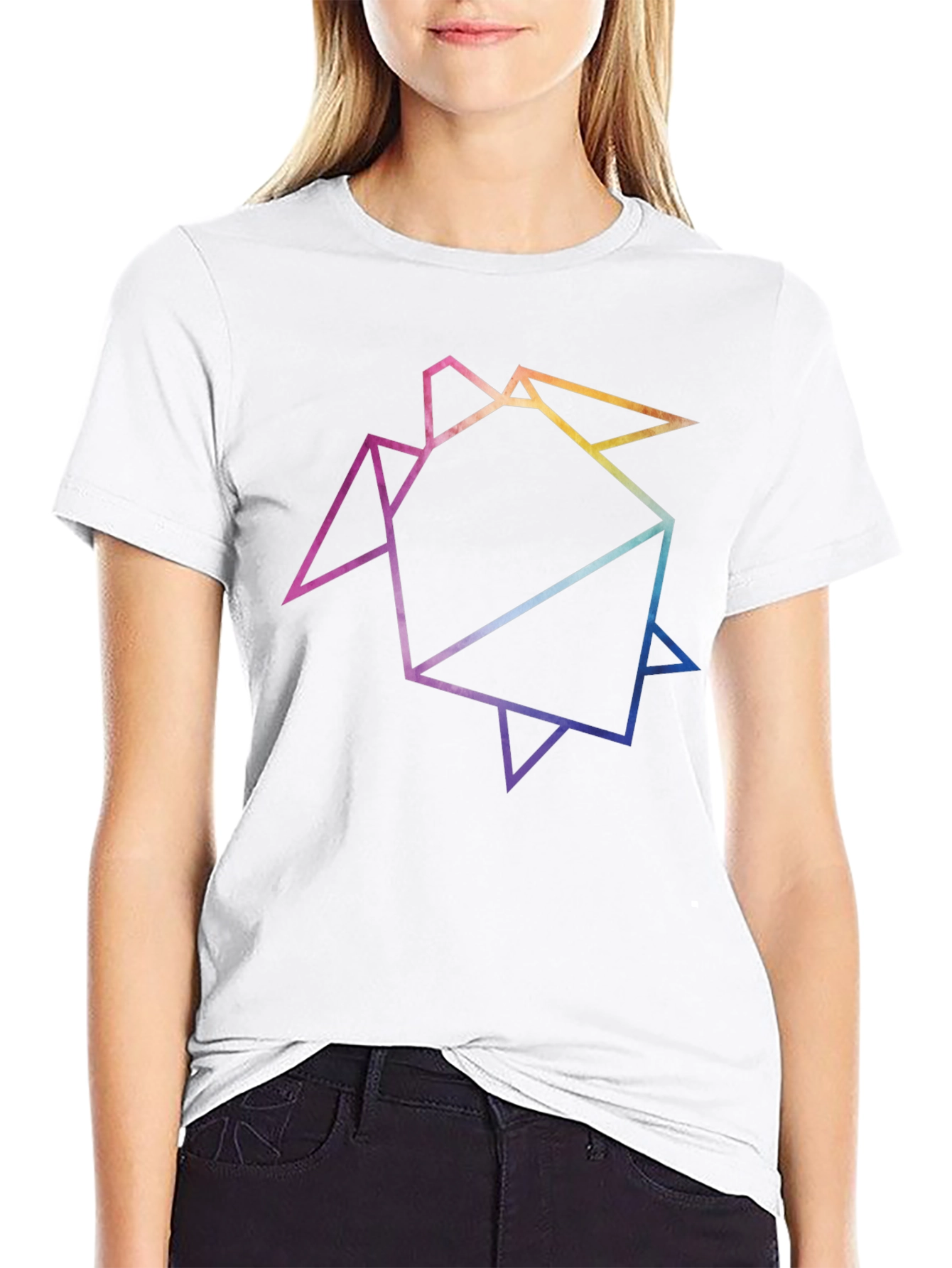 Geometric Turtle Graphic Tee - Stylish & Unique!