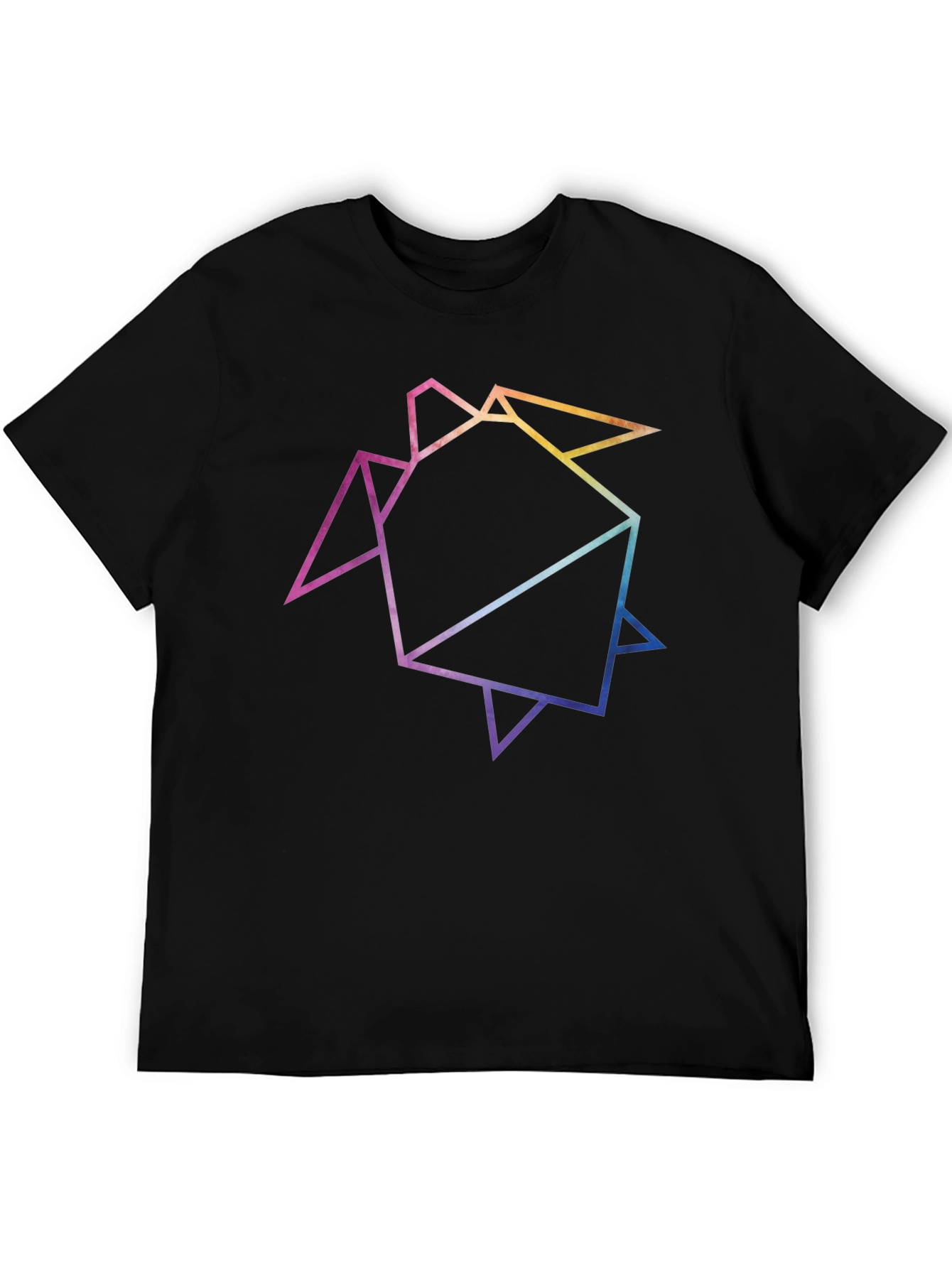 Geometric Turtle Graphic Tee - Stylish & Unique!