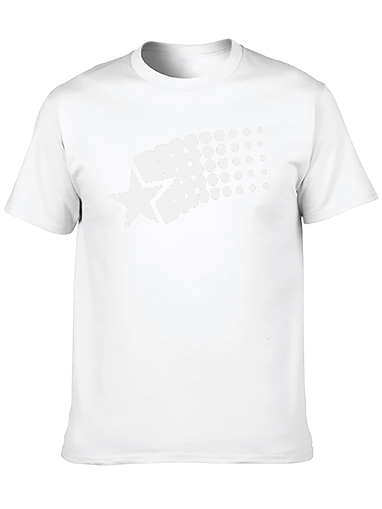 Cool Black Starburst Graphic T-Shirt