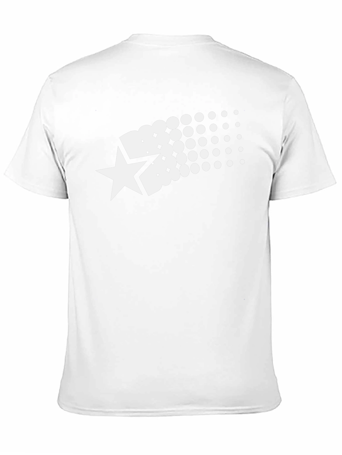 Cool Black Starburst Graphic T-Shirt