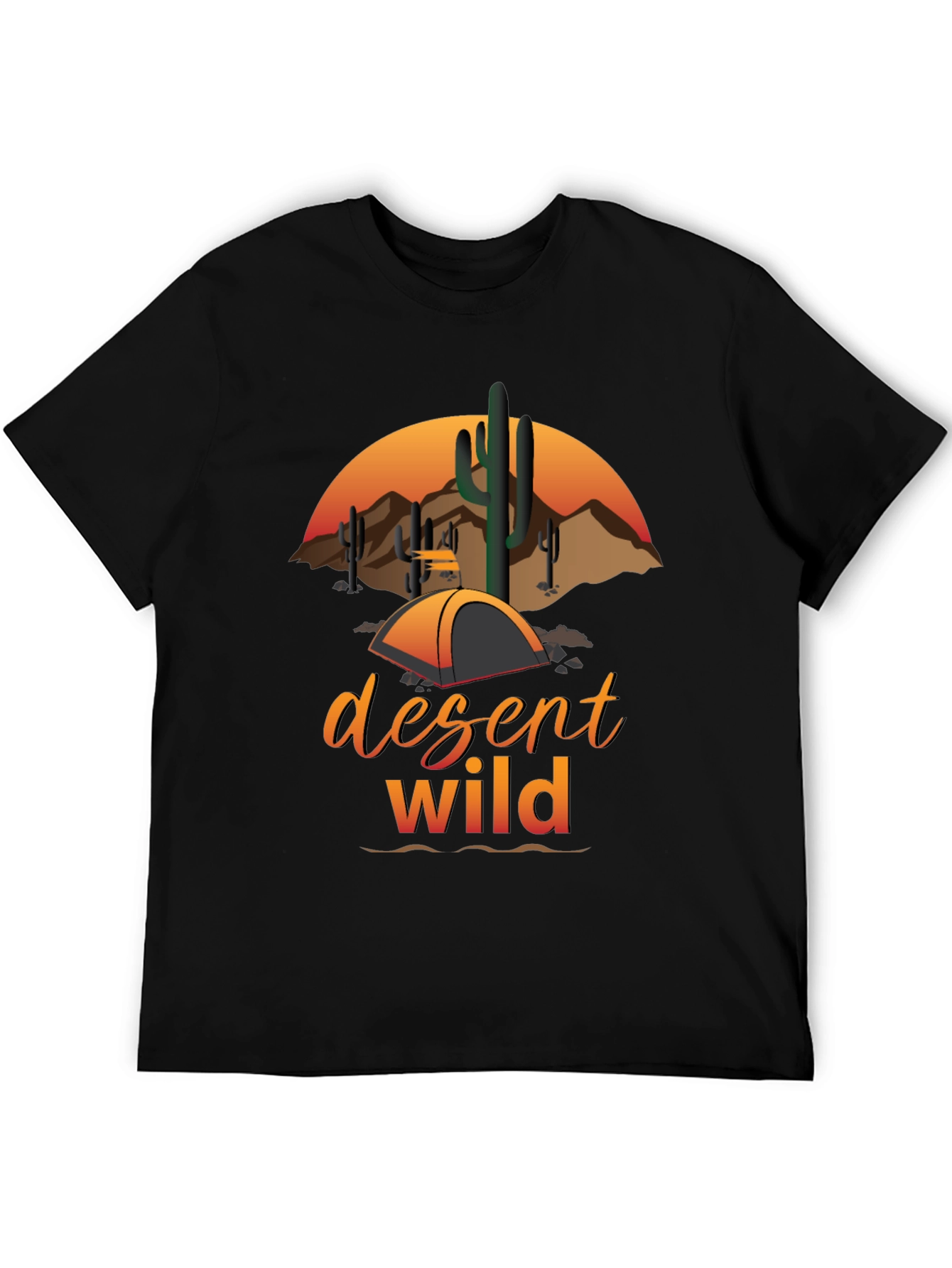 Desert Wild Graphic Tee - Camping Adventure