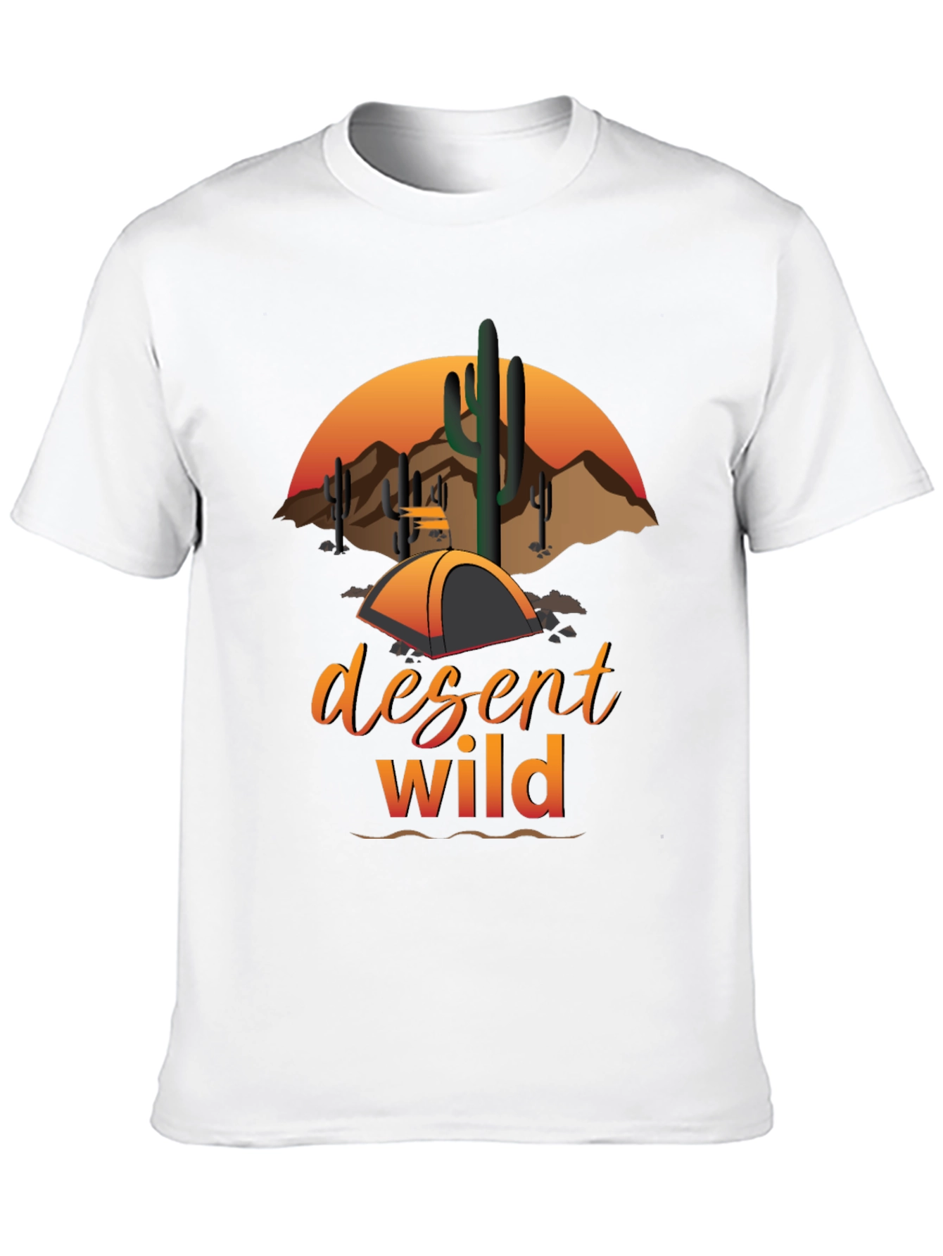 Desert Wild Graphic Tee - Camping Adventure