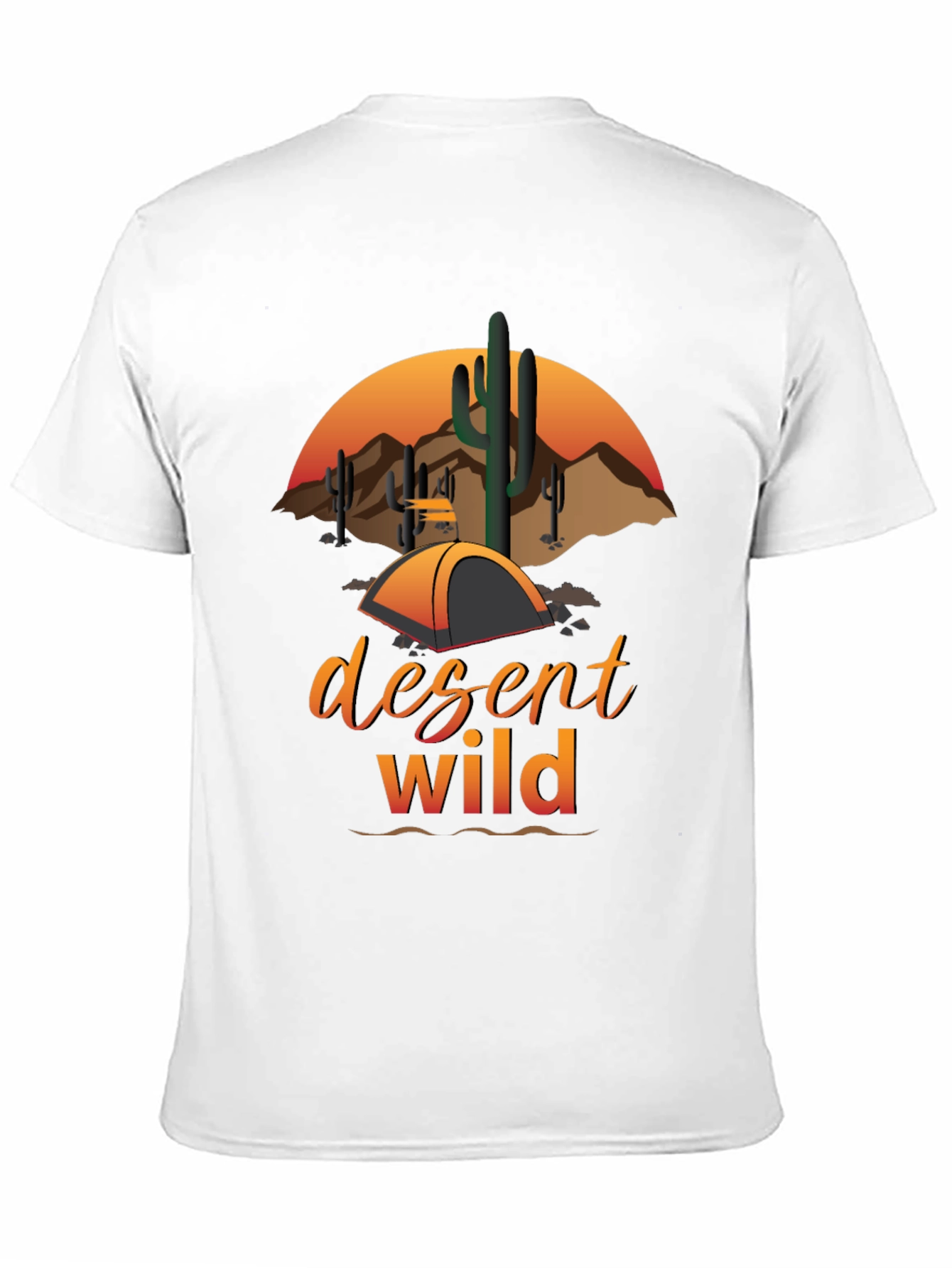 Desert Wild Graphic Tee - Camping Adventure