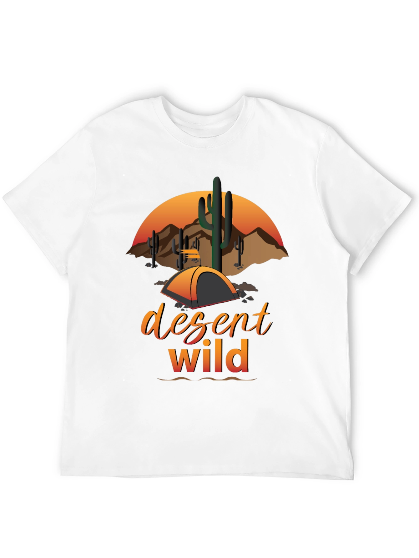 Desert Wild Graphic Tee - Camping Adventure