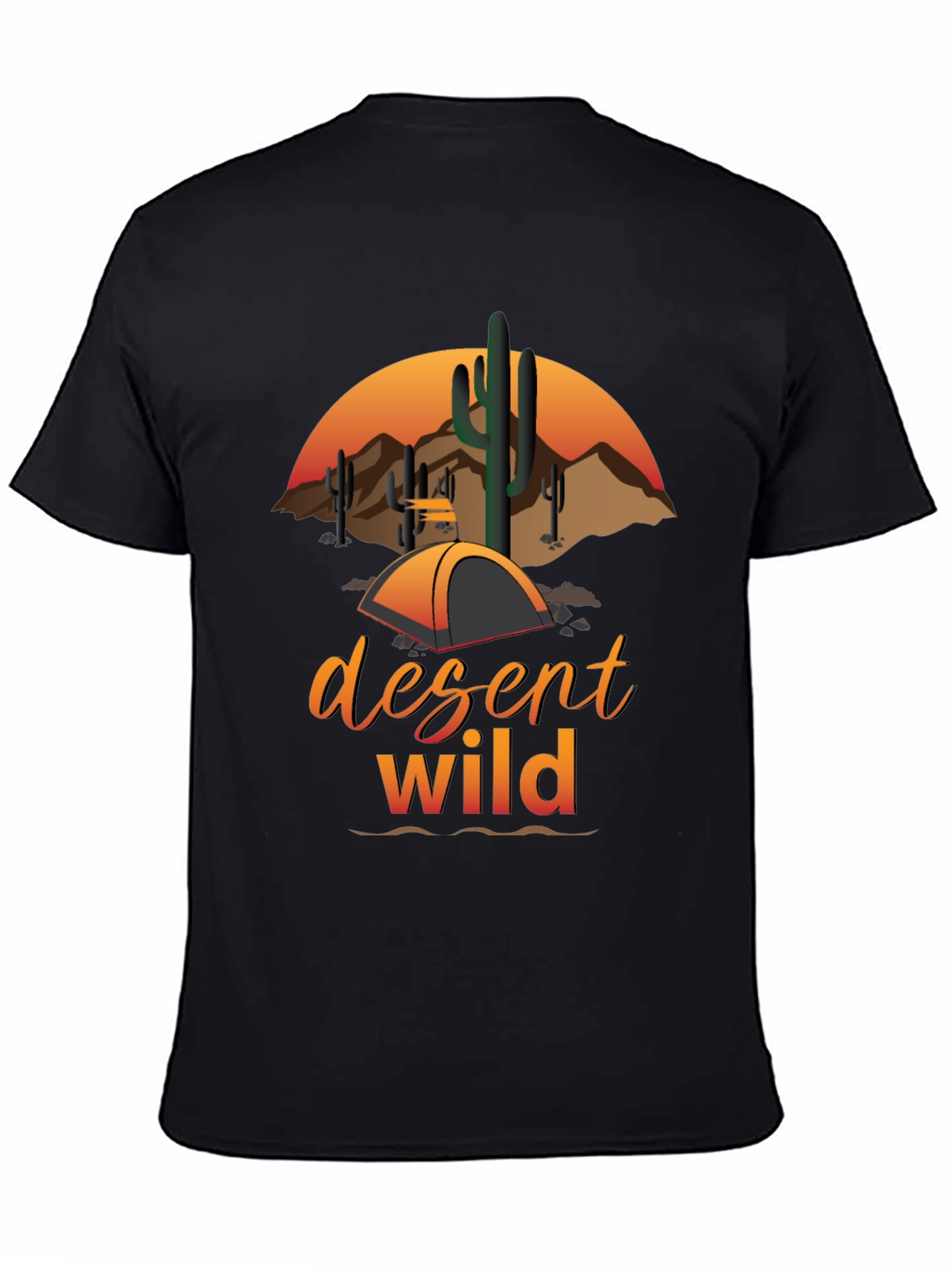 Desert Wild Graphic Tee - Camping Adventure