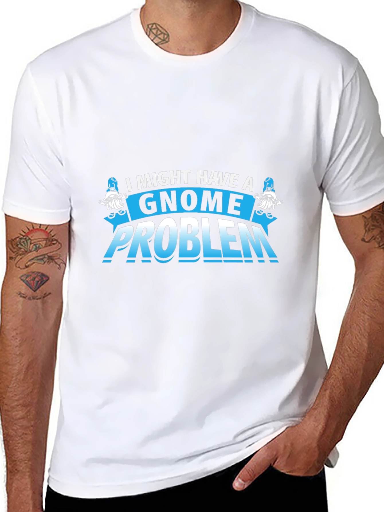 Gnome Problem T-Shirt - Funny Graphic Tee