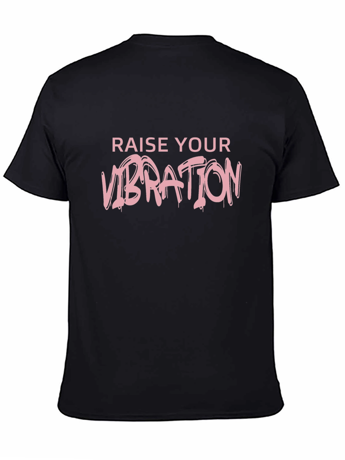 Raise Your Vibration Graphic Tee - Black