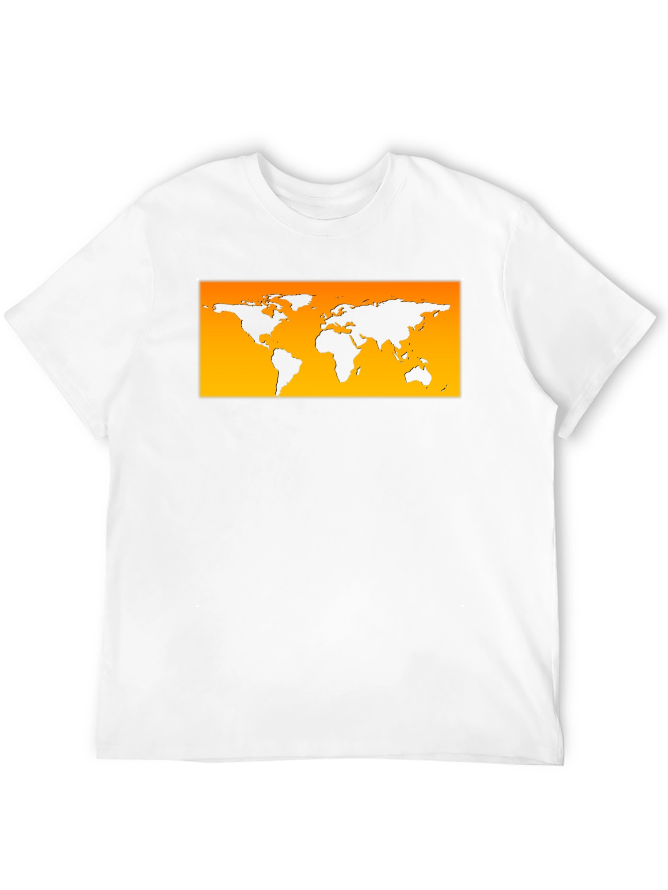 World Map Graphic Tee - Travel Style