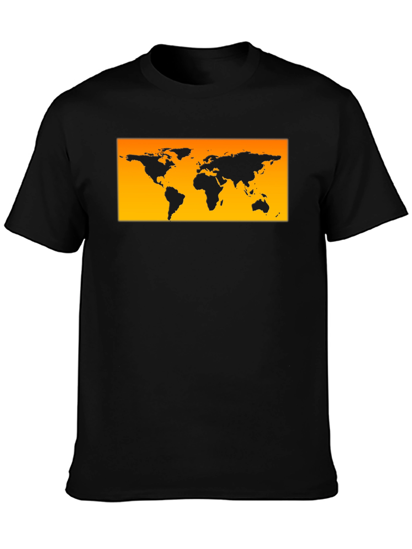 World Map Graphic Tee - Travel Style