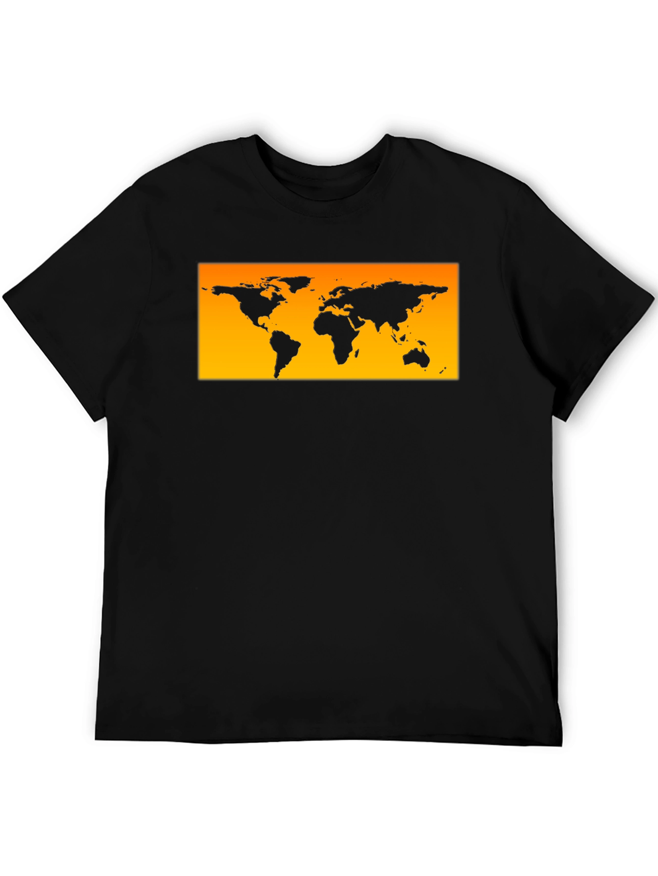 World Map Graphic Tee - Travel Style