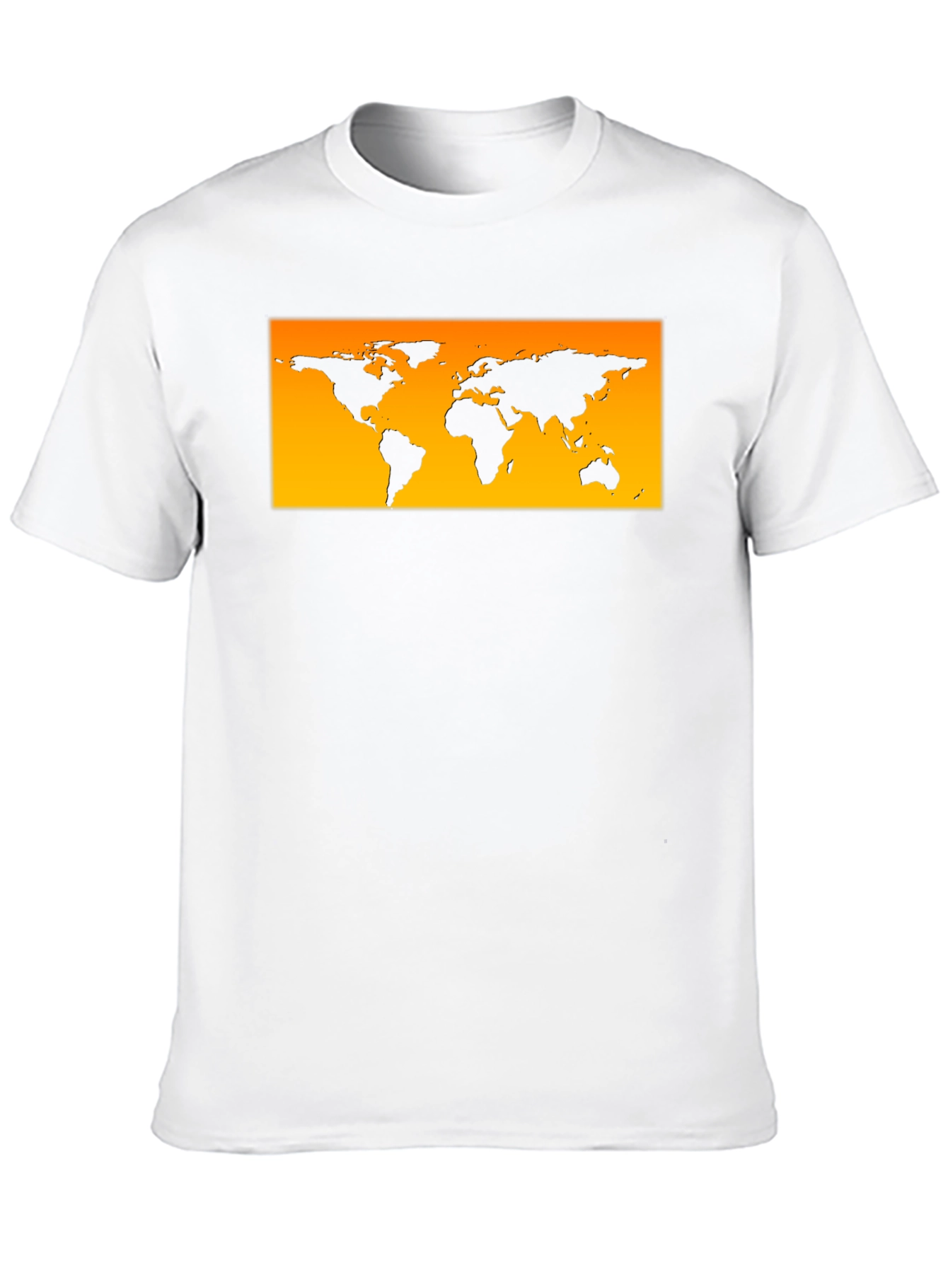 World Map Graphic Tee - Travel Style