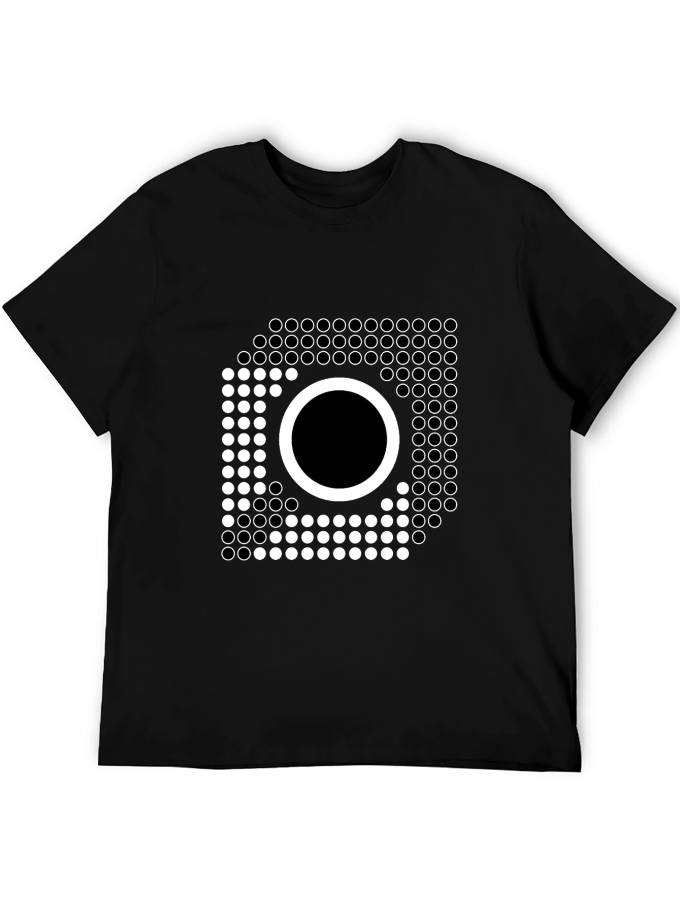 Abstract Circle Dot Pattern T-Shirt