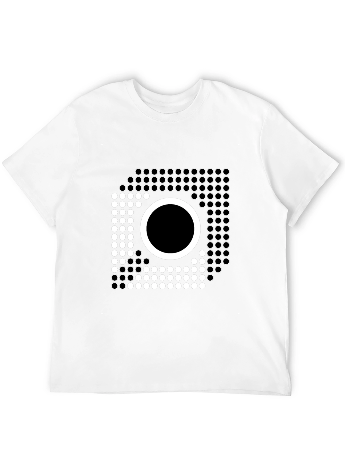 Abstract Circle Dot Pattern T-Shirt