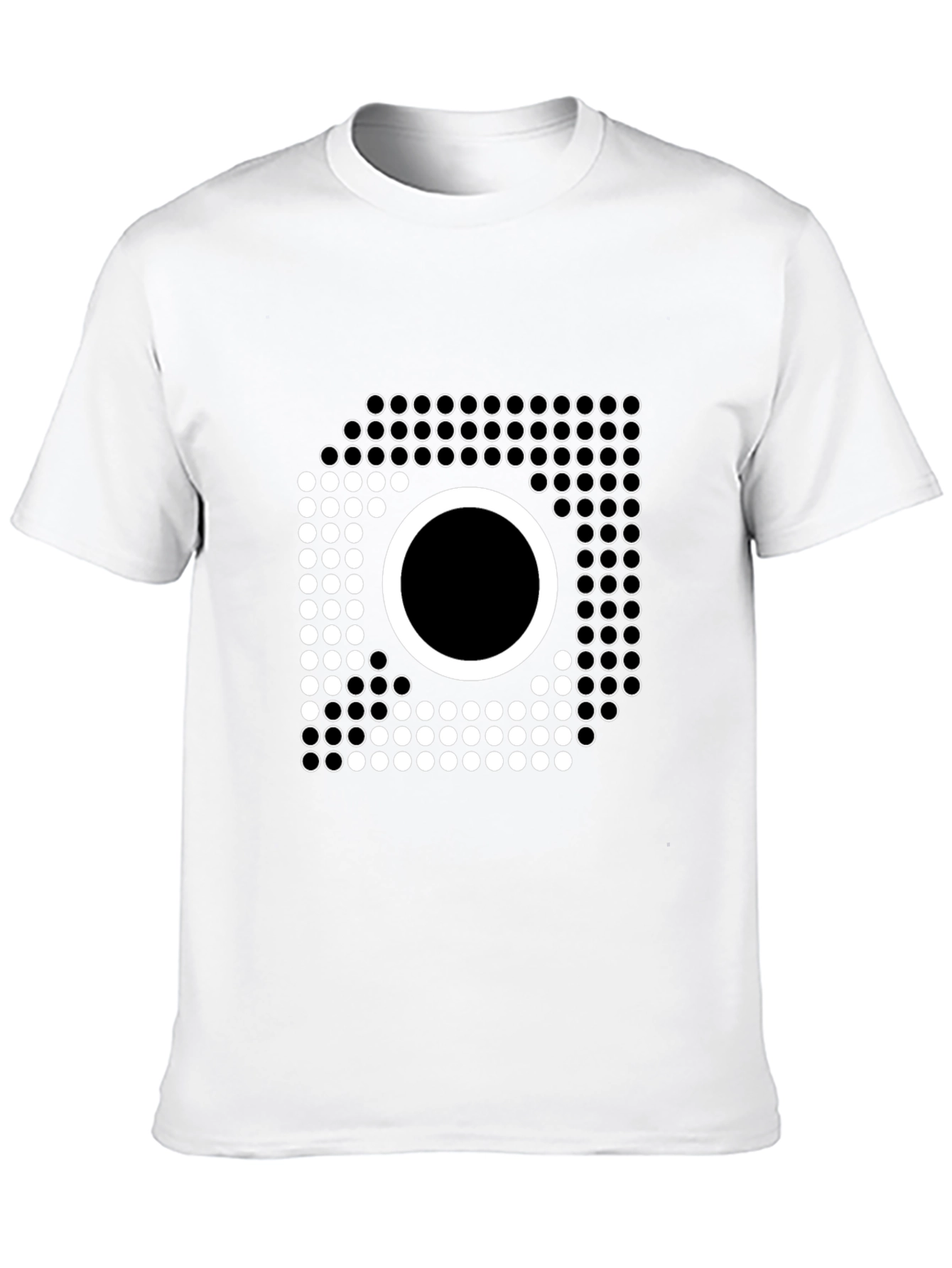 Abstract Circle Dot Pattern T-Shirt